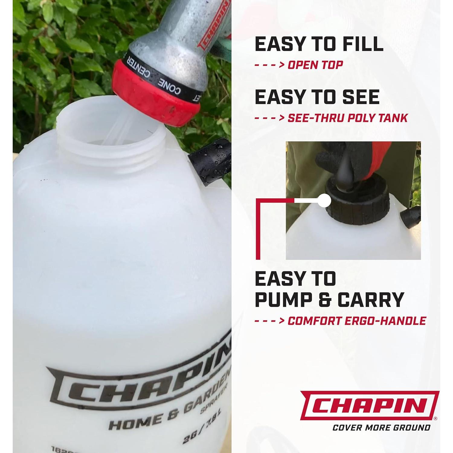 Pulverizador Manual Chapin 16144 3.78L para Jardín y Hogar