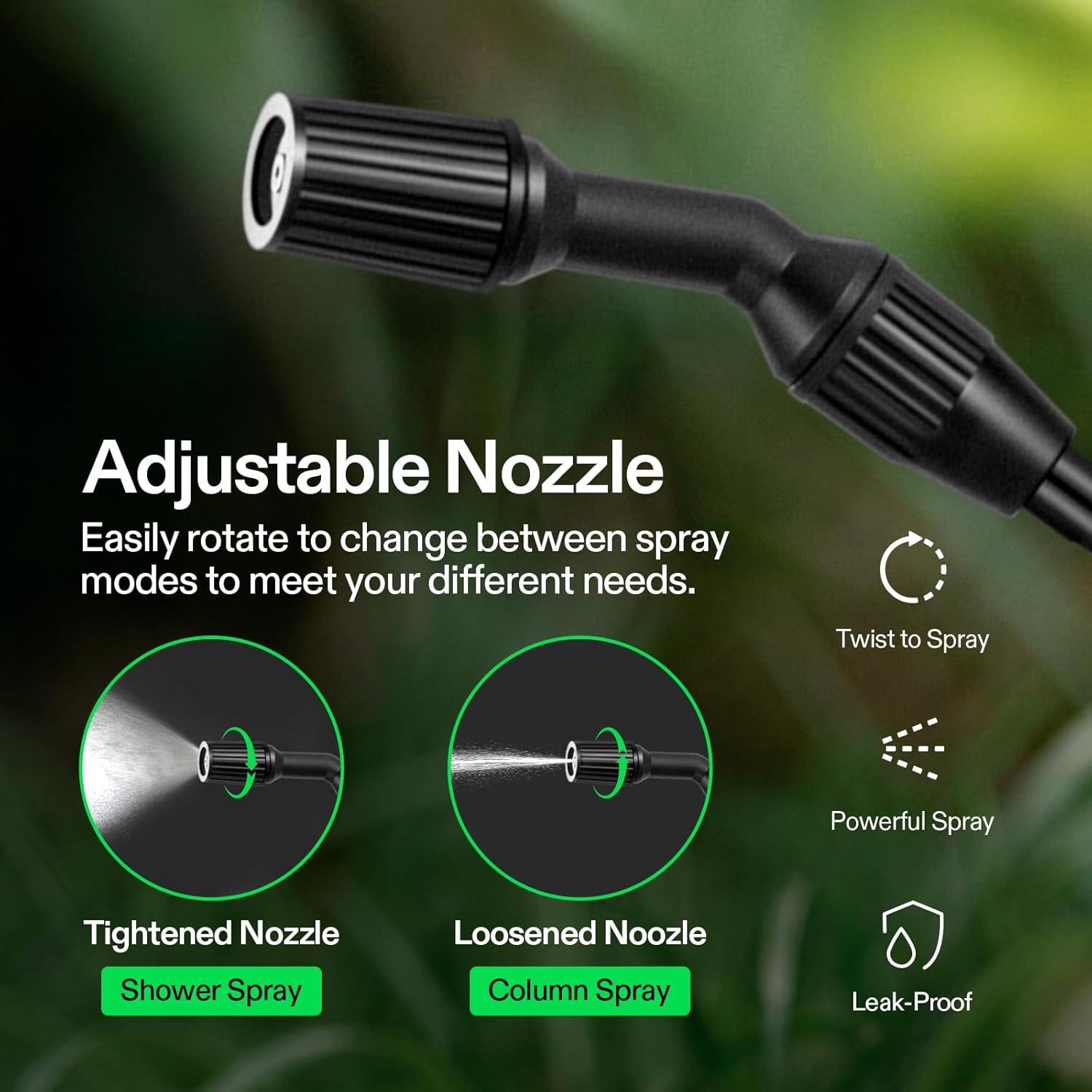 Pulverizador a Presión VIVOSUN 3L Naranja con Correa Ajustable