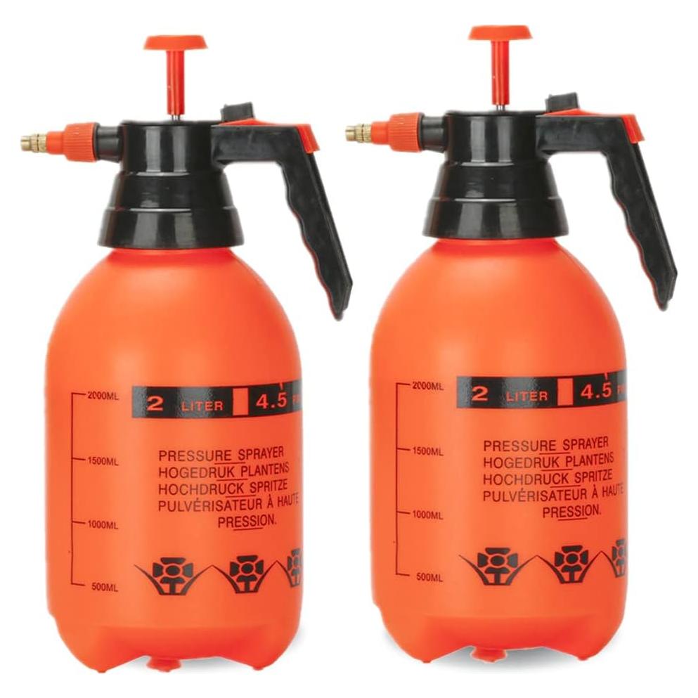Paquete de 2 Pulverizadores de Jardín MRPAPA 2L Naranja
