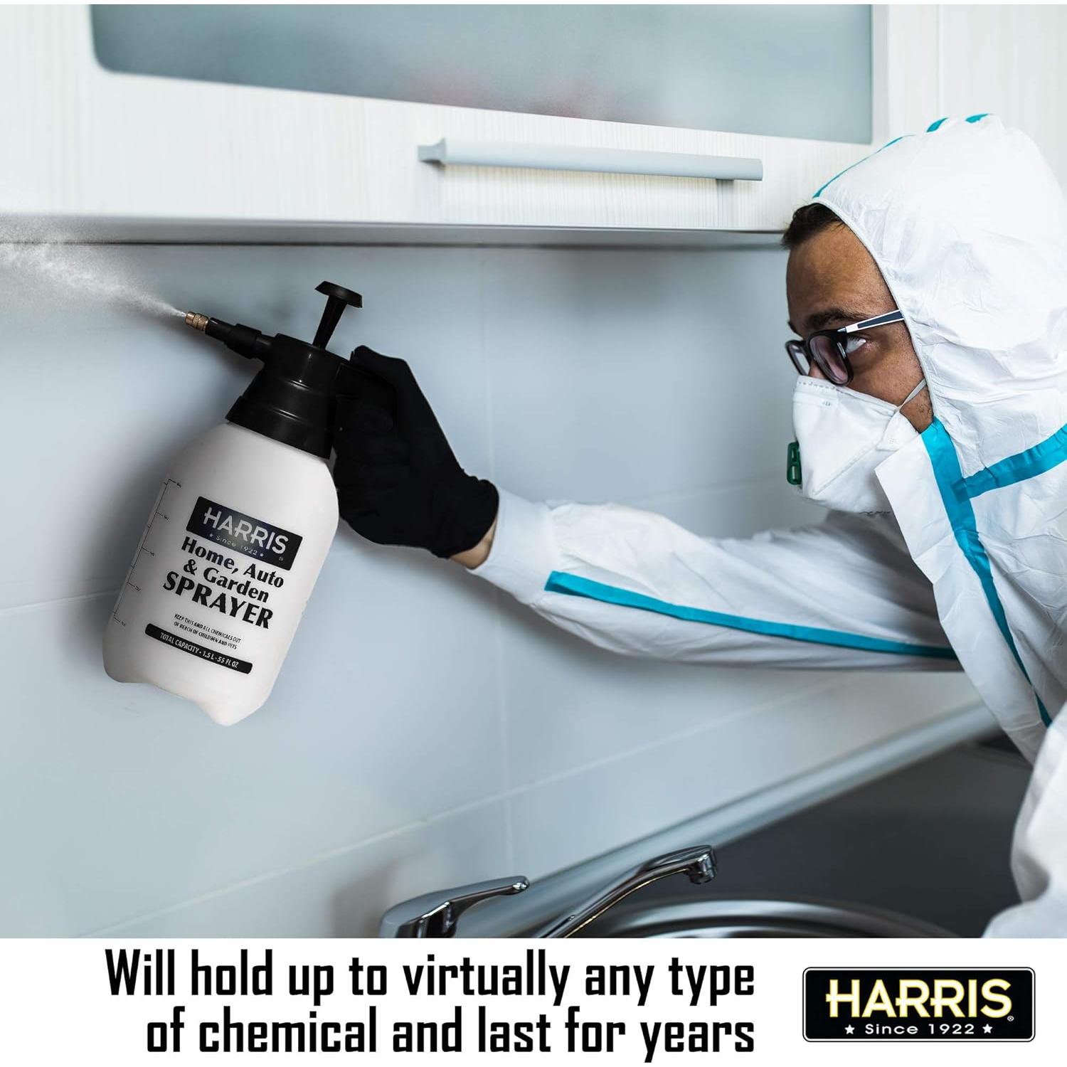 Pulverizador de Presión Manual HARRIS 1.5L para Jardín y Hogar