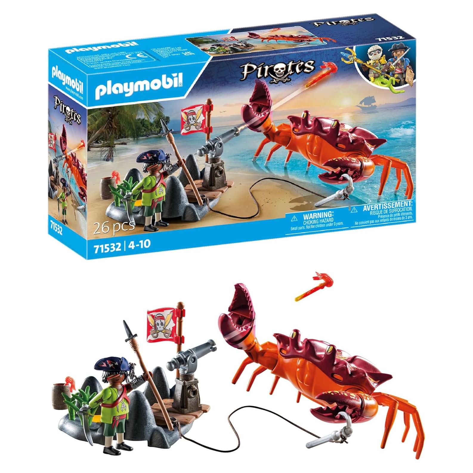 Playmobil Piratas: Batalla Cangrejo Gigante 26 Piezas