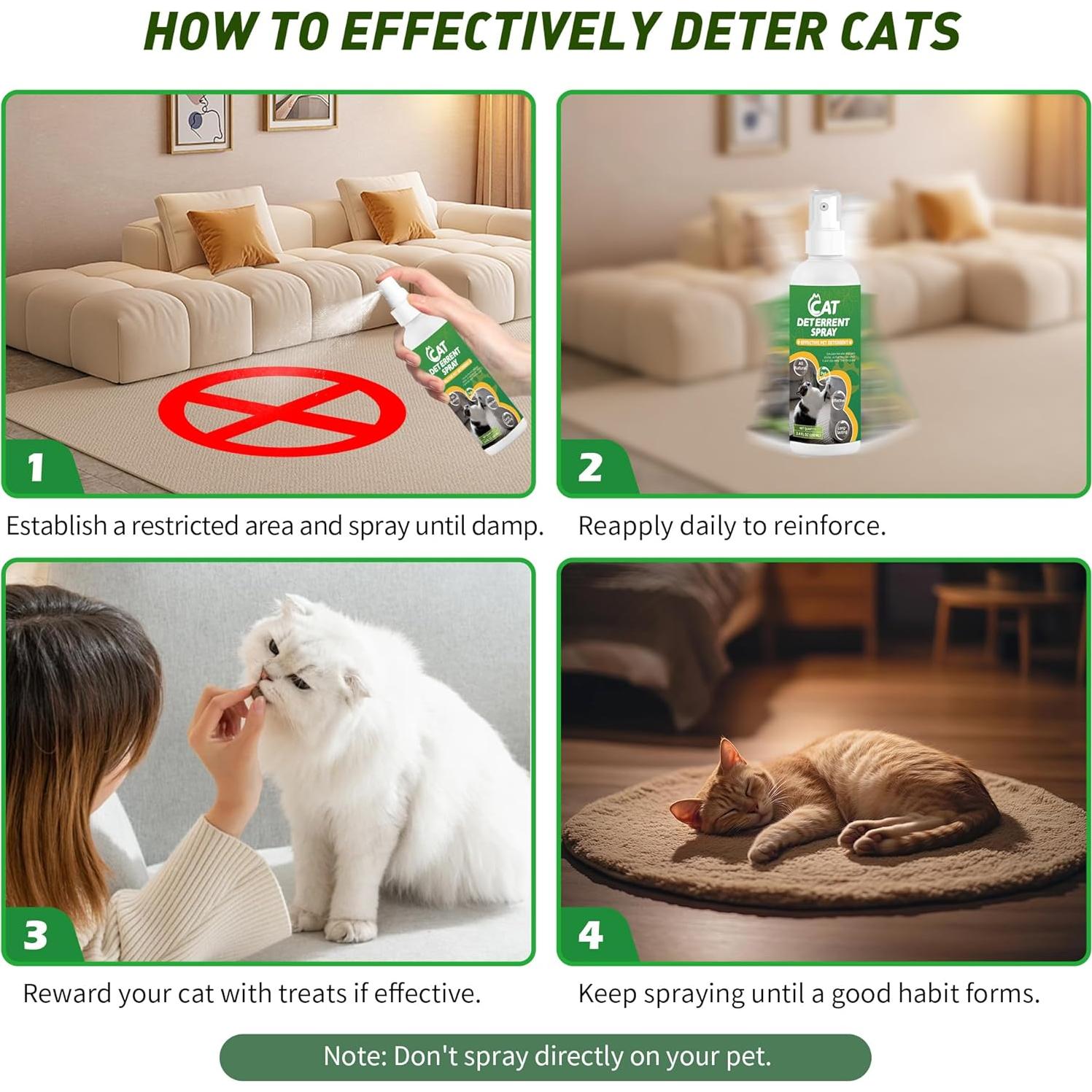 Spray Deterrente para Gatos Silloit 200 ML Natural Cítricos