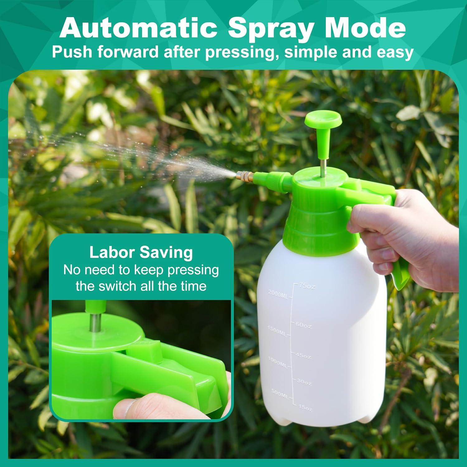 Botella Pulverizadora MaxWorks 51021 2L con Boquilla Ajustable