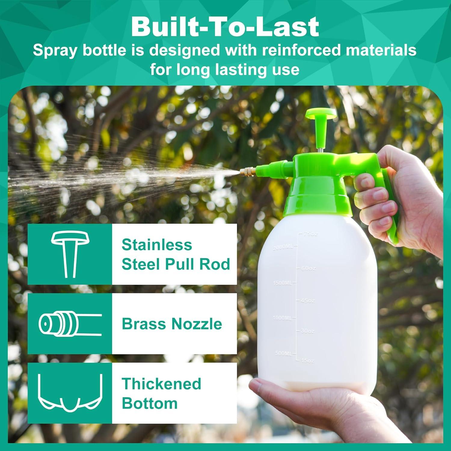 Botella Pulverizadora MaxWorks 51021 2L con Boquilla Ajustable