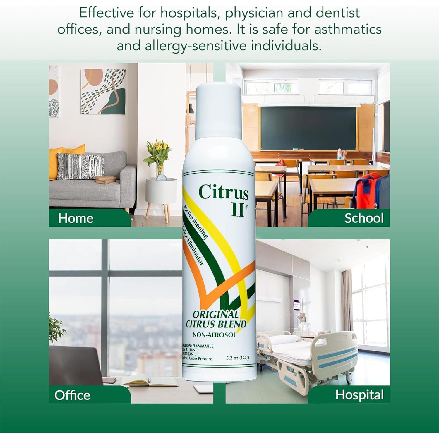 Spray Desodorante Citrus II 147 g - Ambientador Natural para Hogar