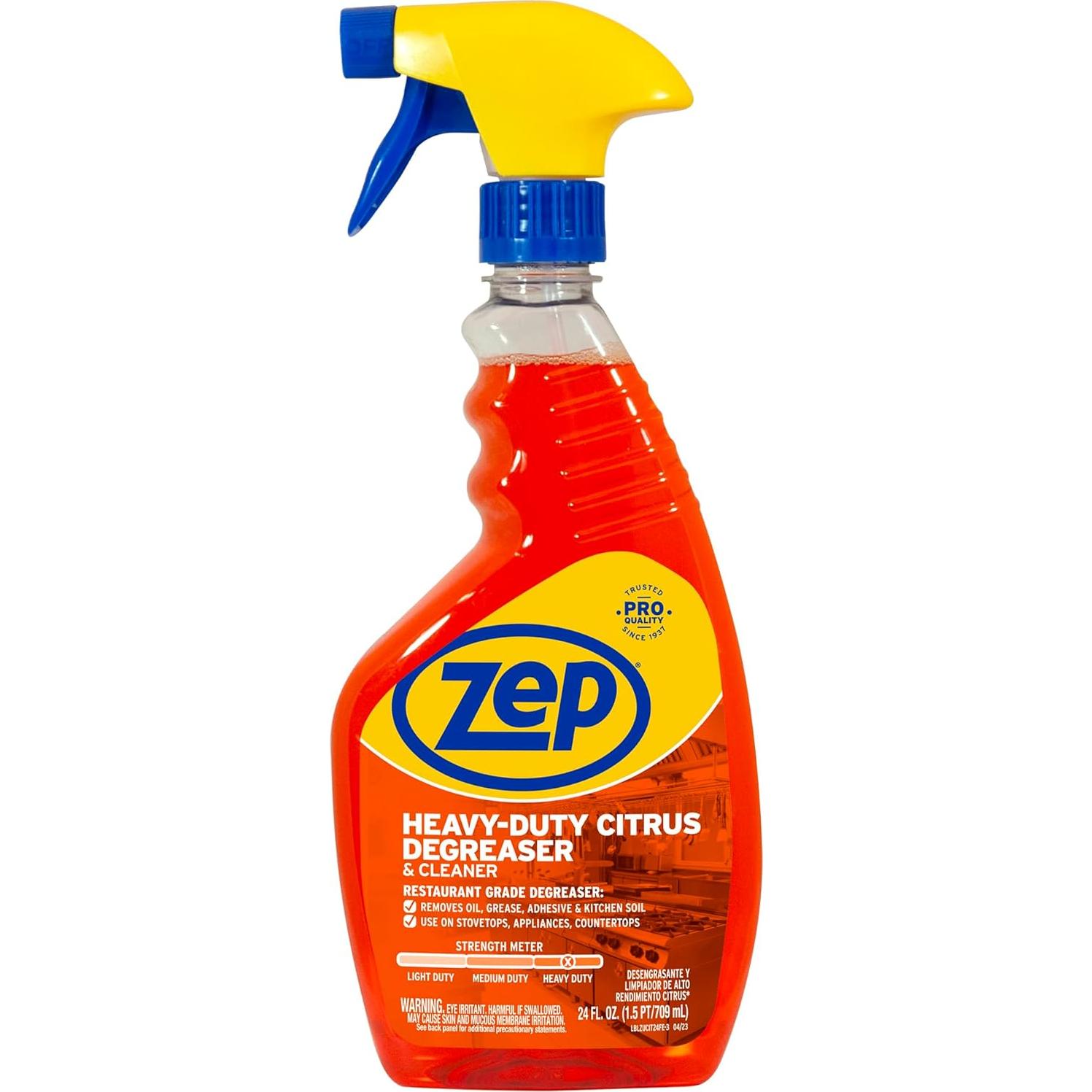 Limpiador y Desengrasante Cítrico Zep 4x24oz Alta Resistencia