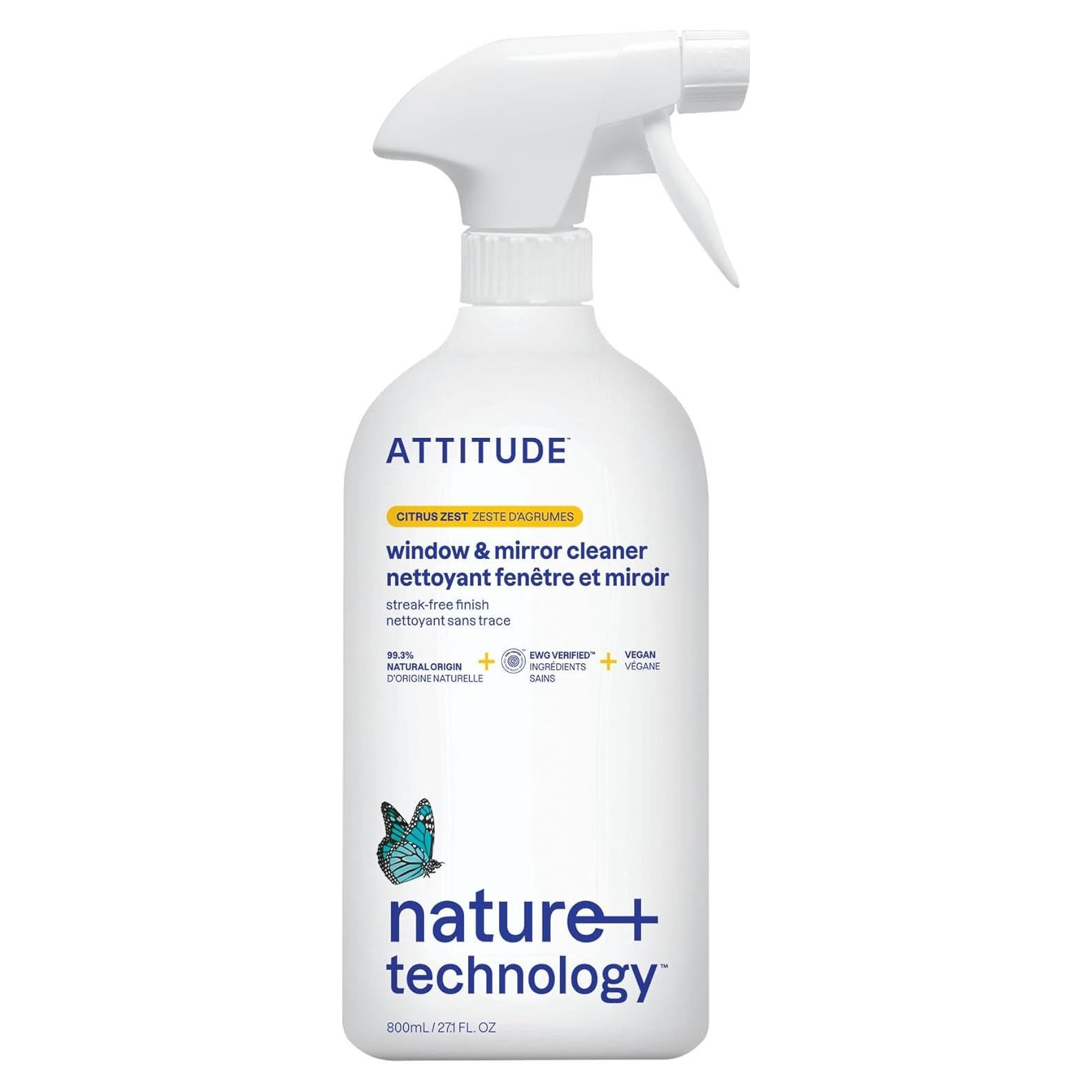 Limpiador de Ventanas y Espejos ATTITUDE 800 ML Vegano EWG