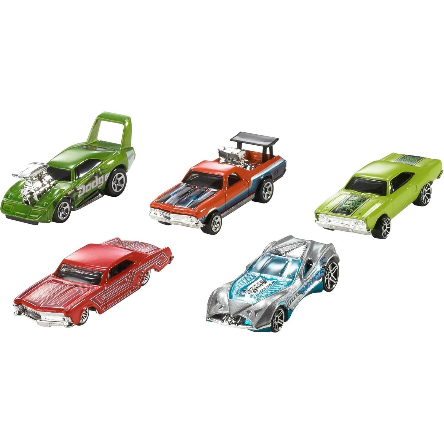 Hot Wheels Paquete de 10 Coches a Escala 1:64 - Diversión Asegurada