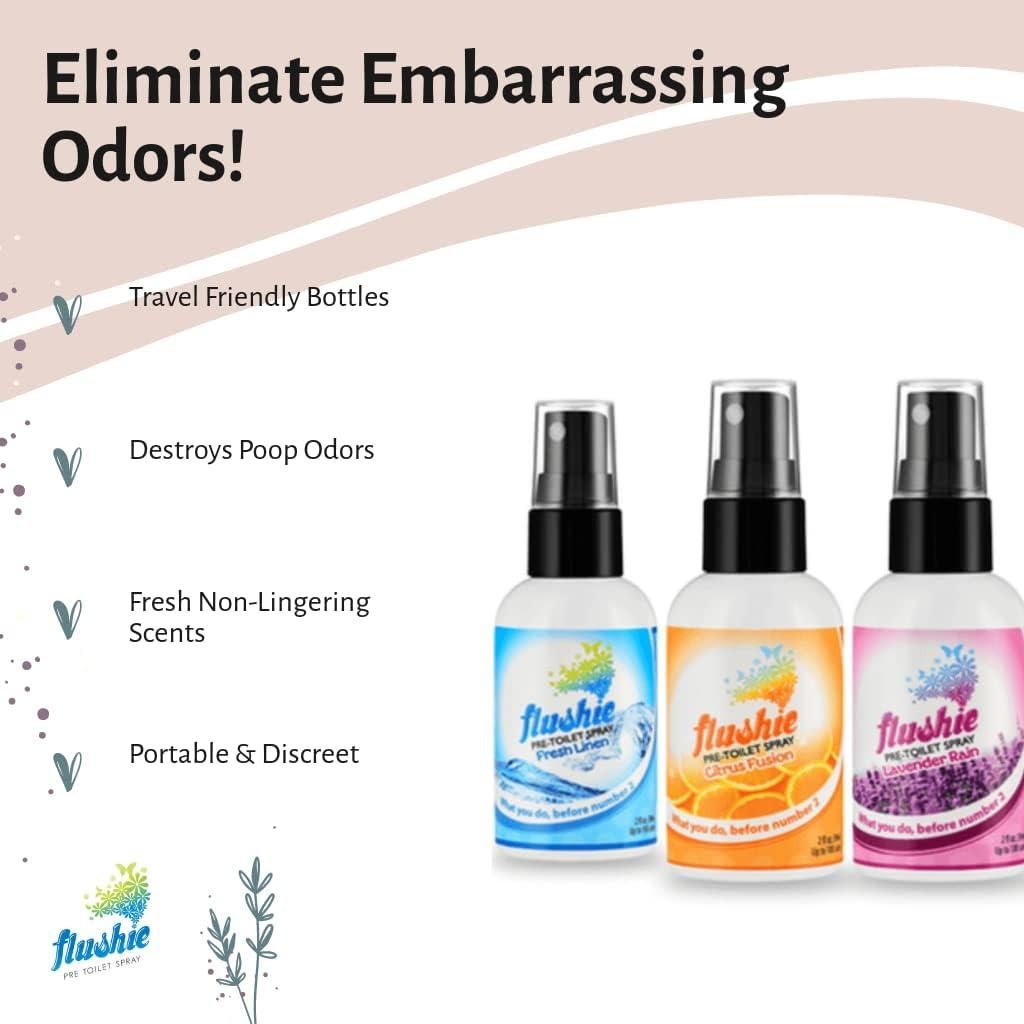 Spray Pre-inodoro Flushie 30ml - Desodorante de Olores