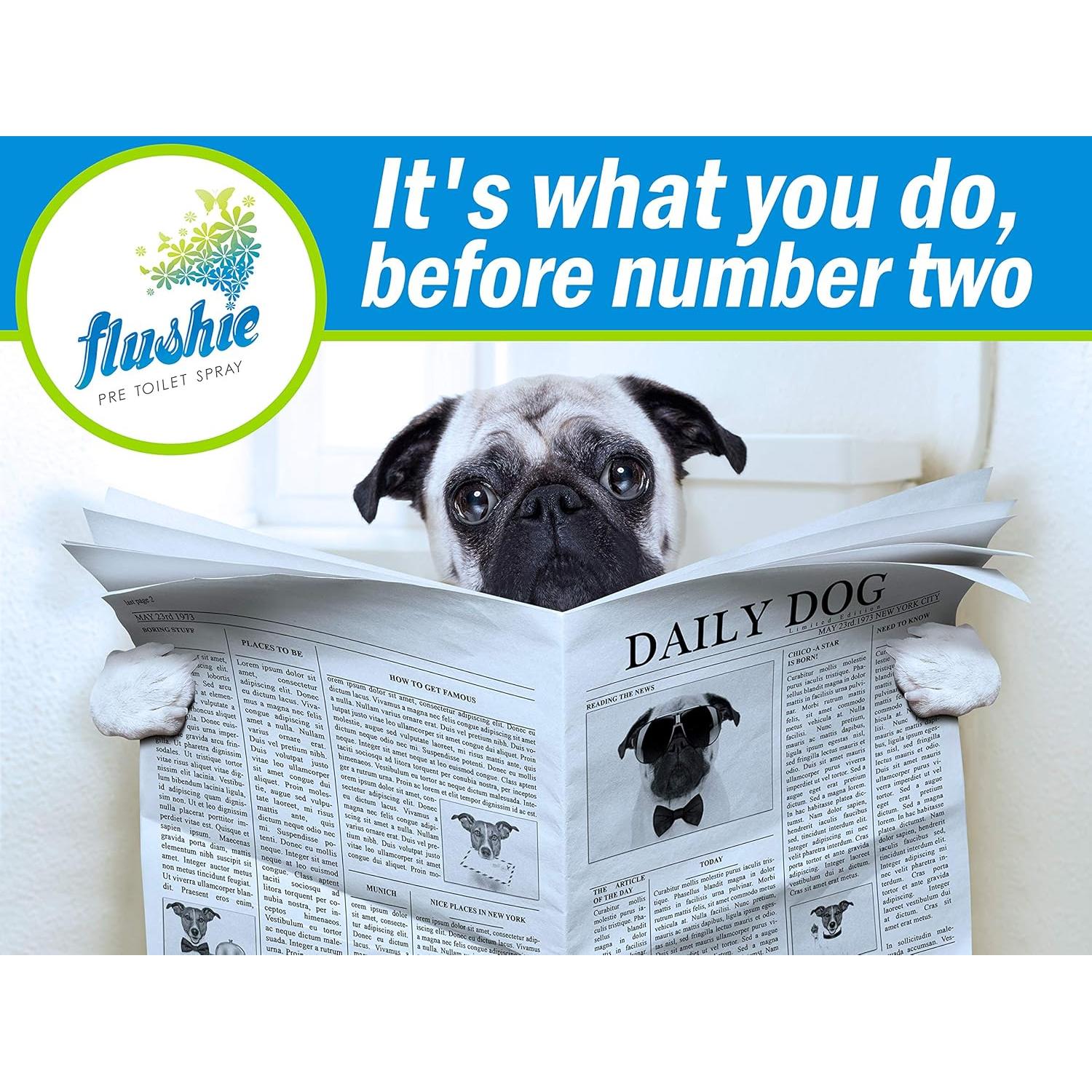 Spray Pre-inodoro Flushie 30ml - Desodorante de Olores