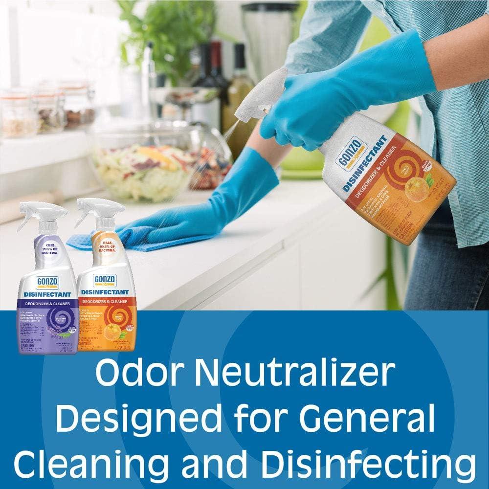 Gonzo Limpiador Desinfectante Multiusos 24oz Cítricos - 2 Paquete