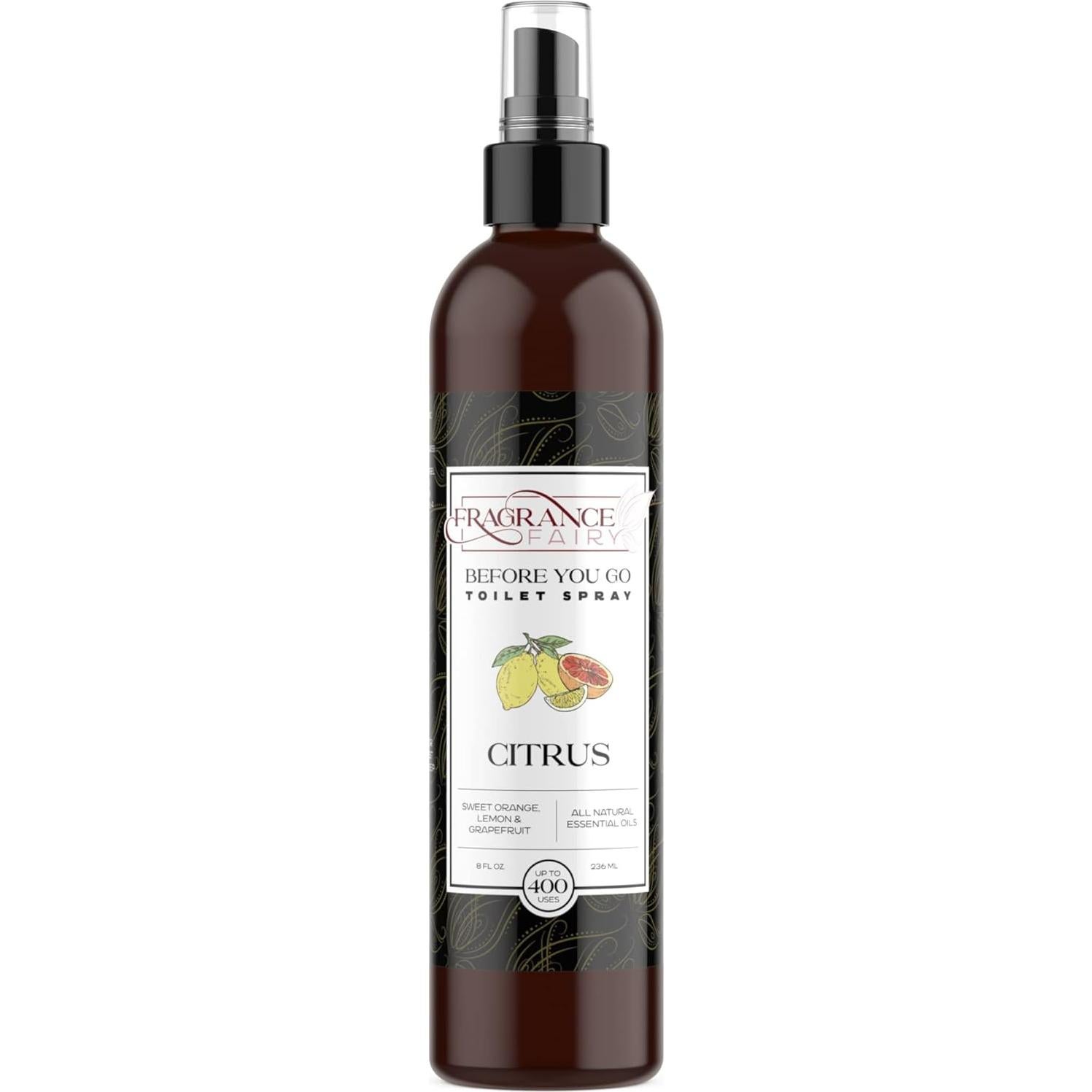 Spray de Inodoro Fragrance Fairy 240g Cítrico - Eliminador de Olores