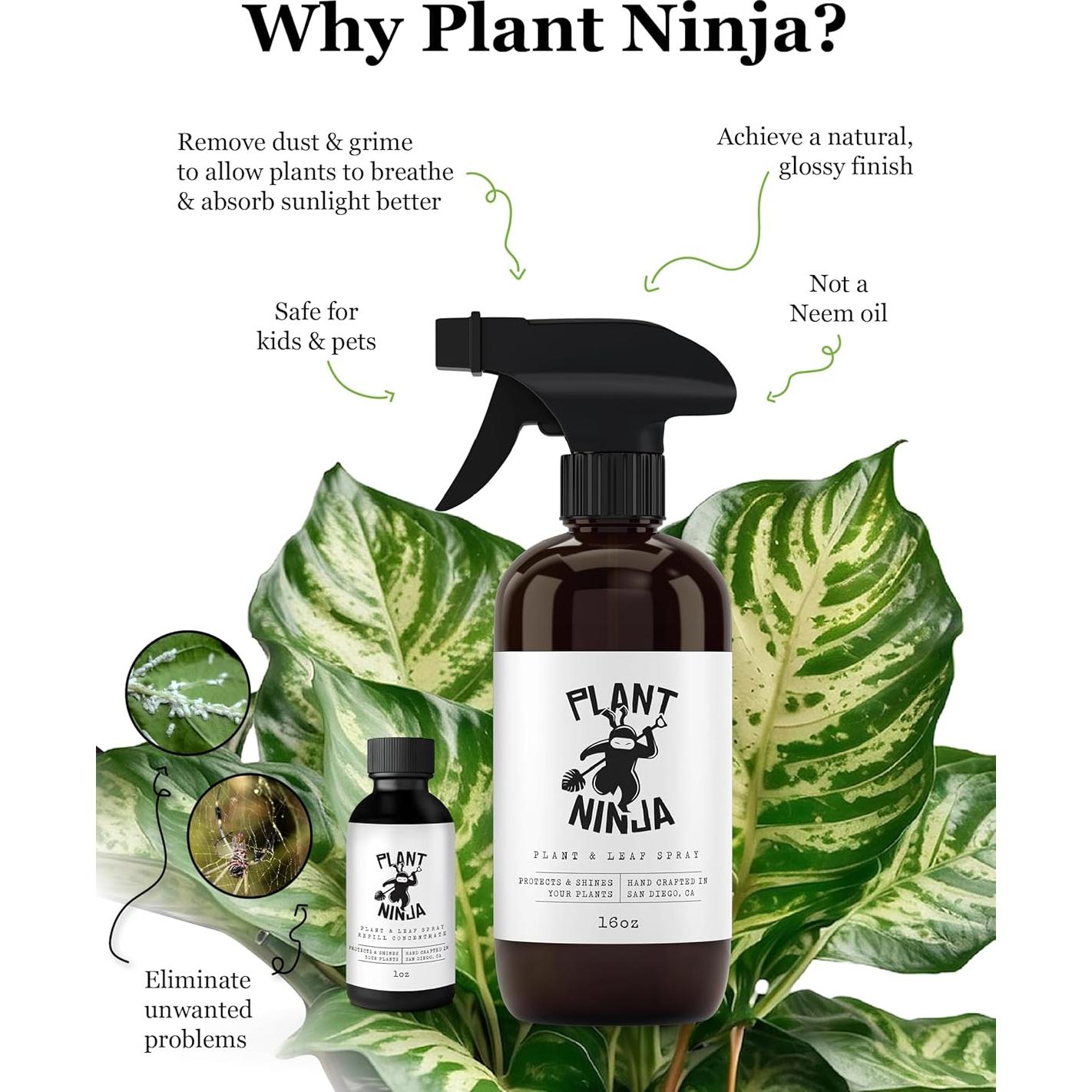 Spray Mejorador de Brillo para Plantas Ninja de Plantas 0.45 L