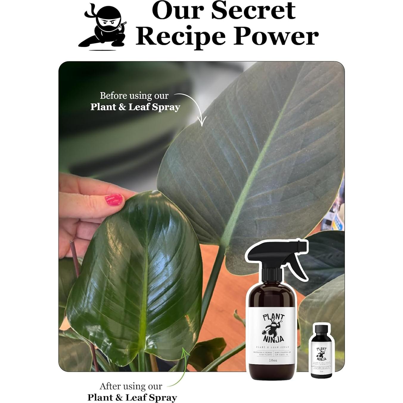 Spray Mejorador de Brillo para Plantas Ninja de Plantas 0.45 L