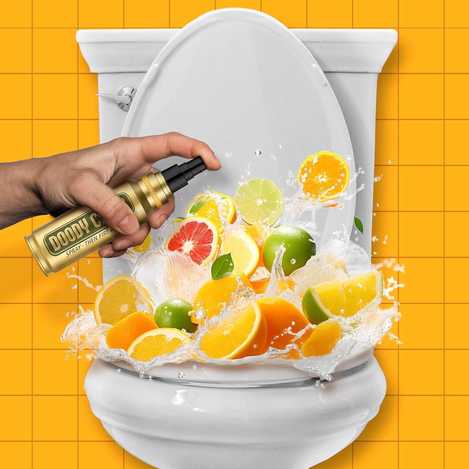Spray de Inodoro DOODY CALLS 118ml Eliminador de Olores Cítrico