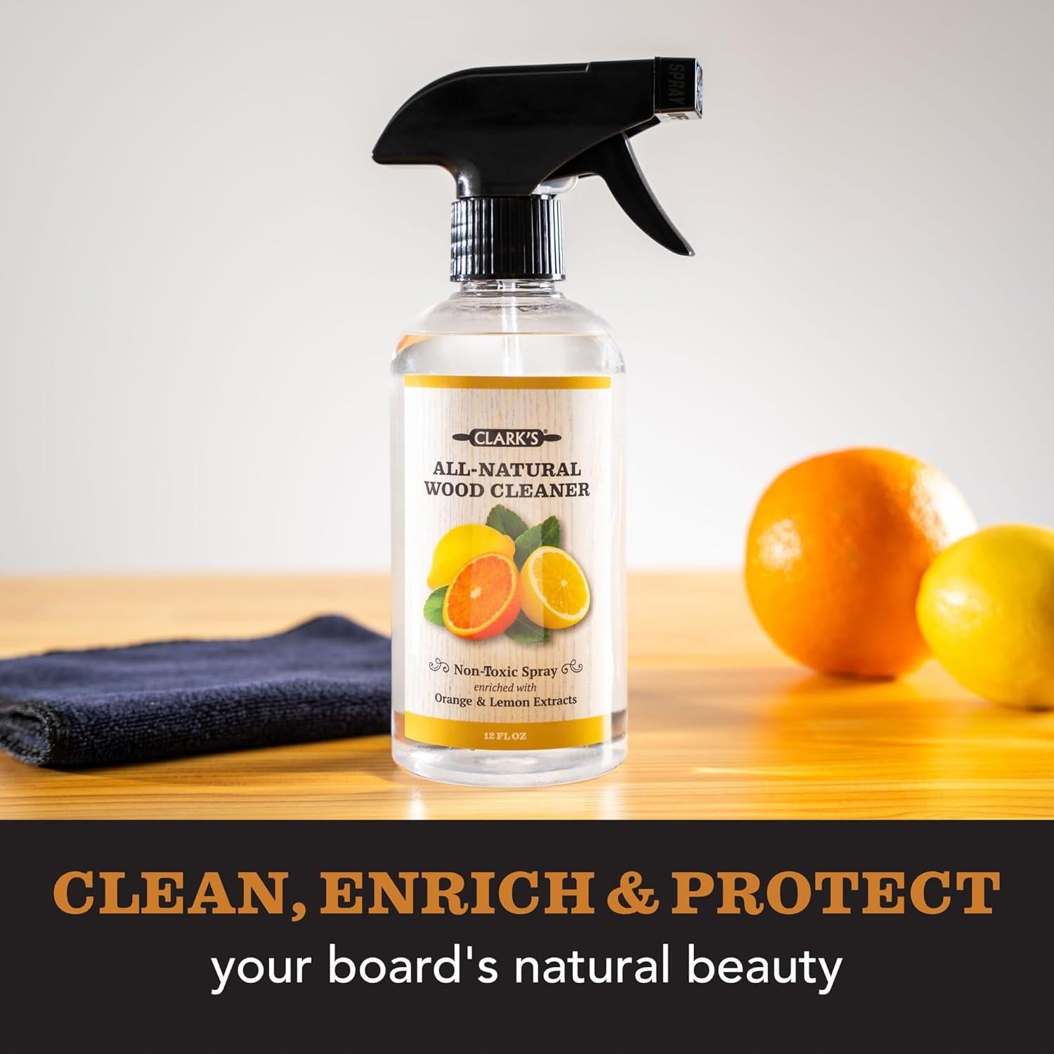 Limpiador Natural para Tablas de Cortar CLARK'S 355ml