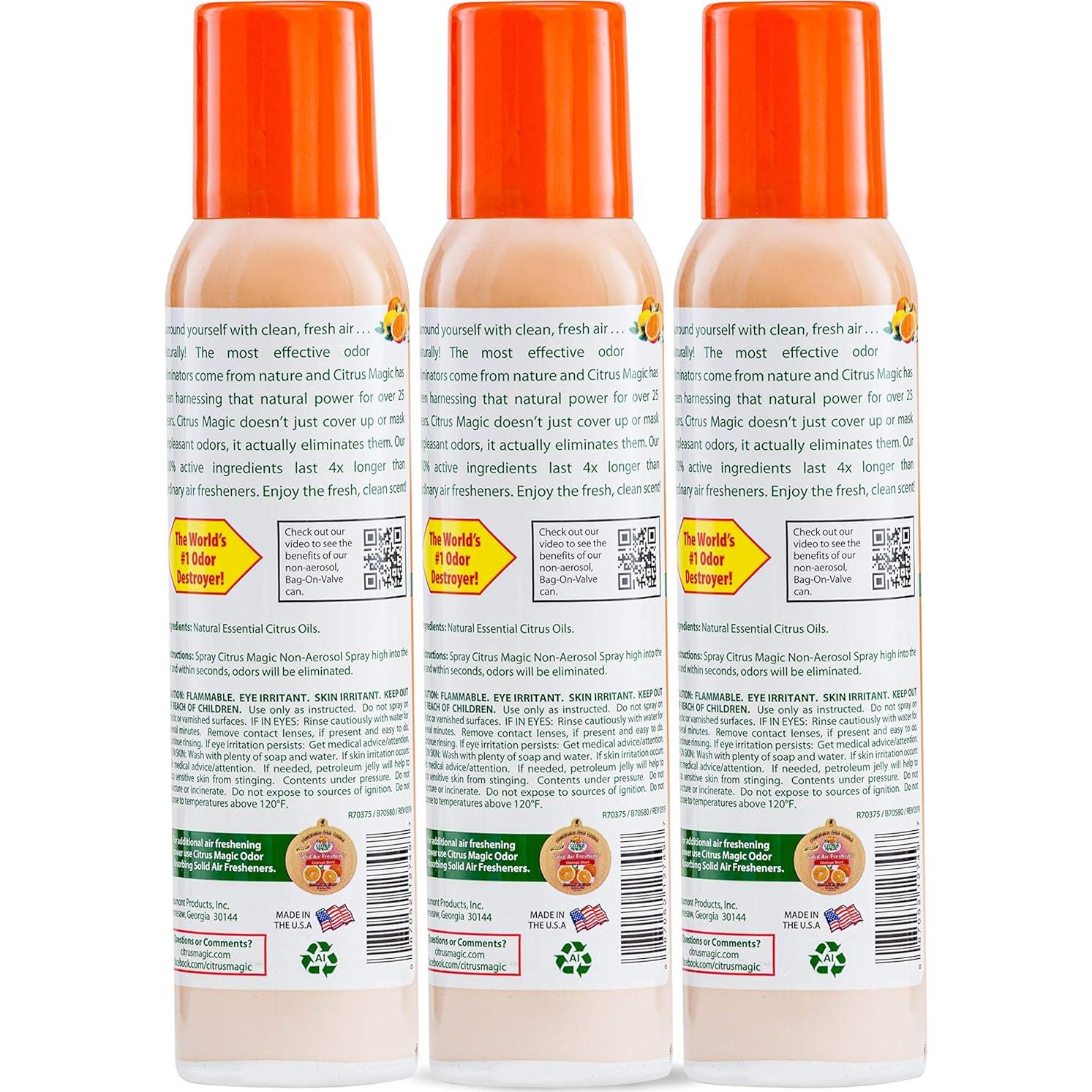 Citrus Magic Ambientador Natural Spray y Sólido para Mascotas