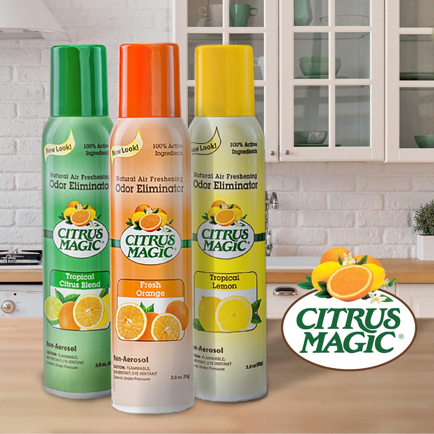 Citrus Magic Ambientador Natural Spray y Sólido para Mascotas