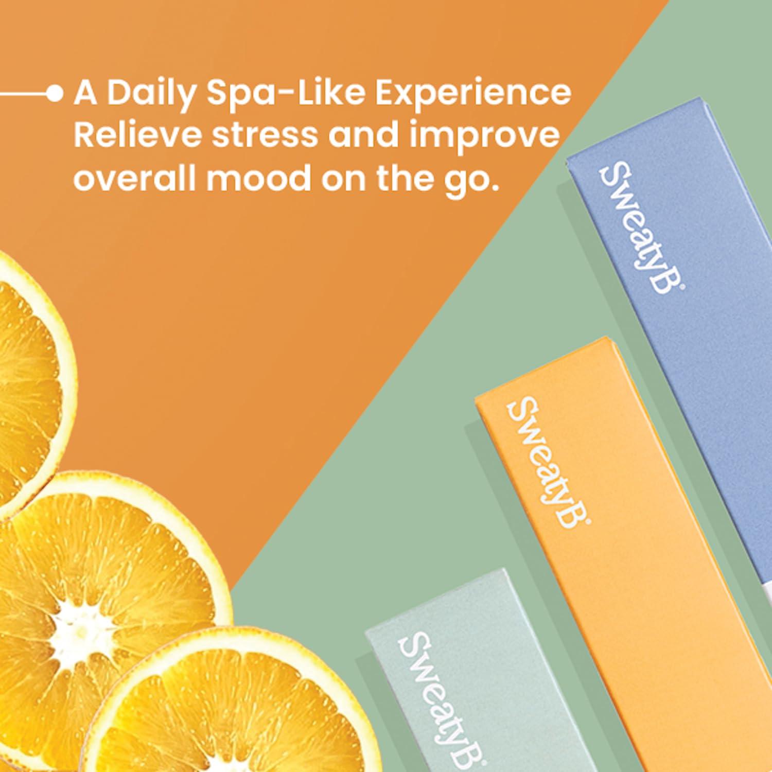 Desodorante en Spray SweatyB 56.7g - Sin Aluminio, Aroma Cítrico