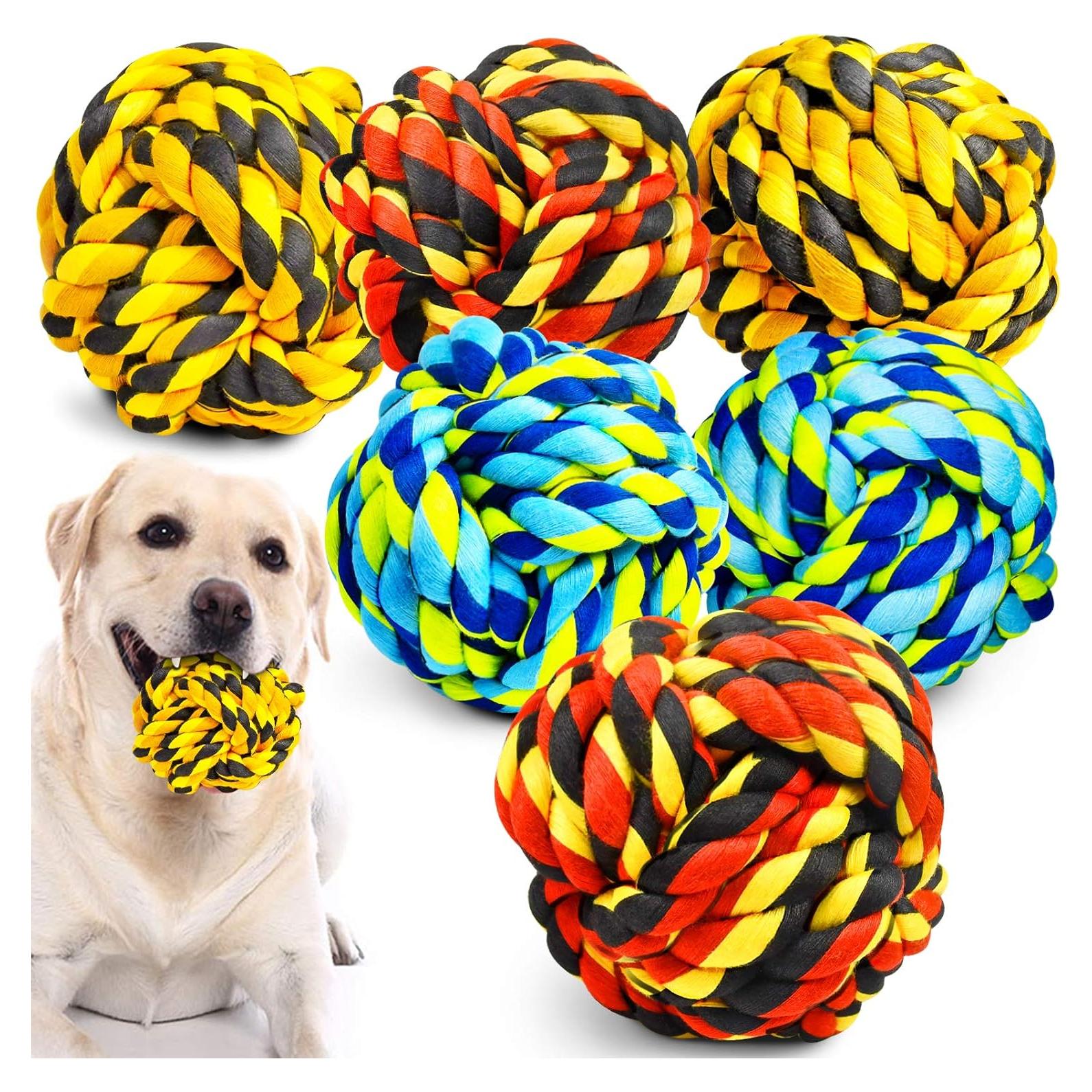 Juguetes para Perros SHARLOVY Paquete de 6 Indestructibles