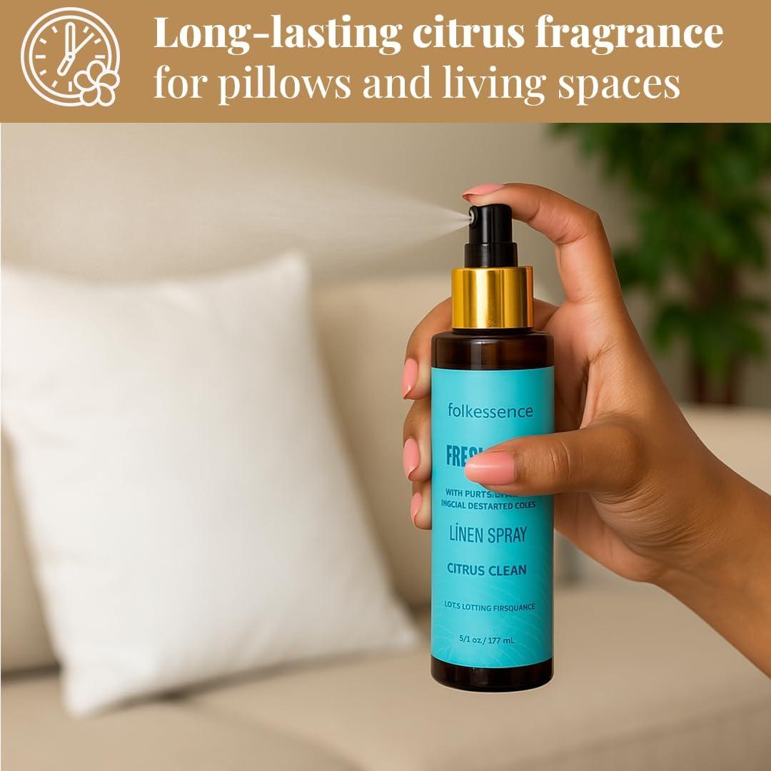 Spray Ambientador de Tela Folkulture - Aroma Cítrico 100ml