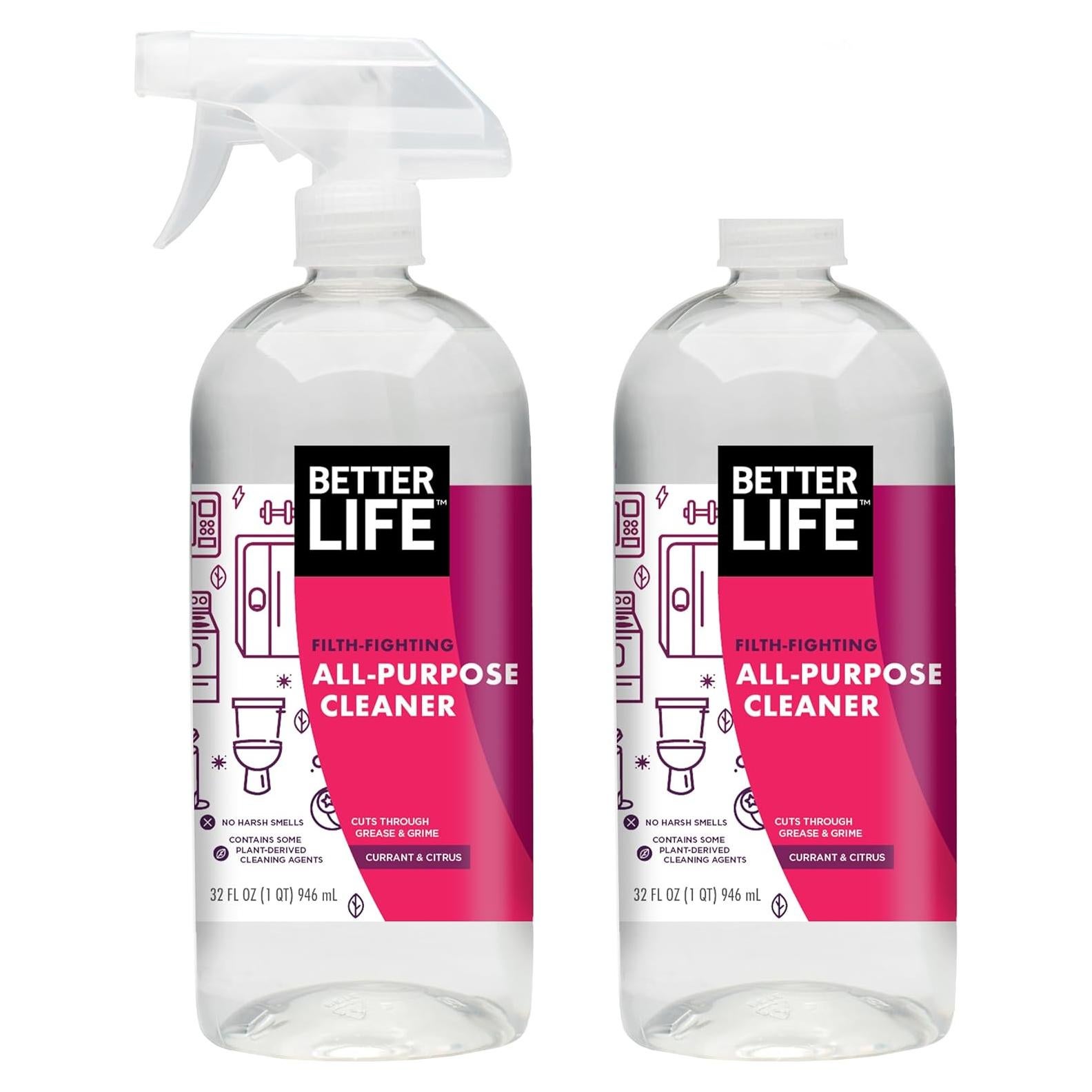 Limpiador Multiusos Ecológico Better Life - 0.95 L x 2 - Aroma Grosella y Cítricos