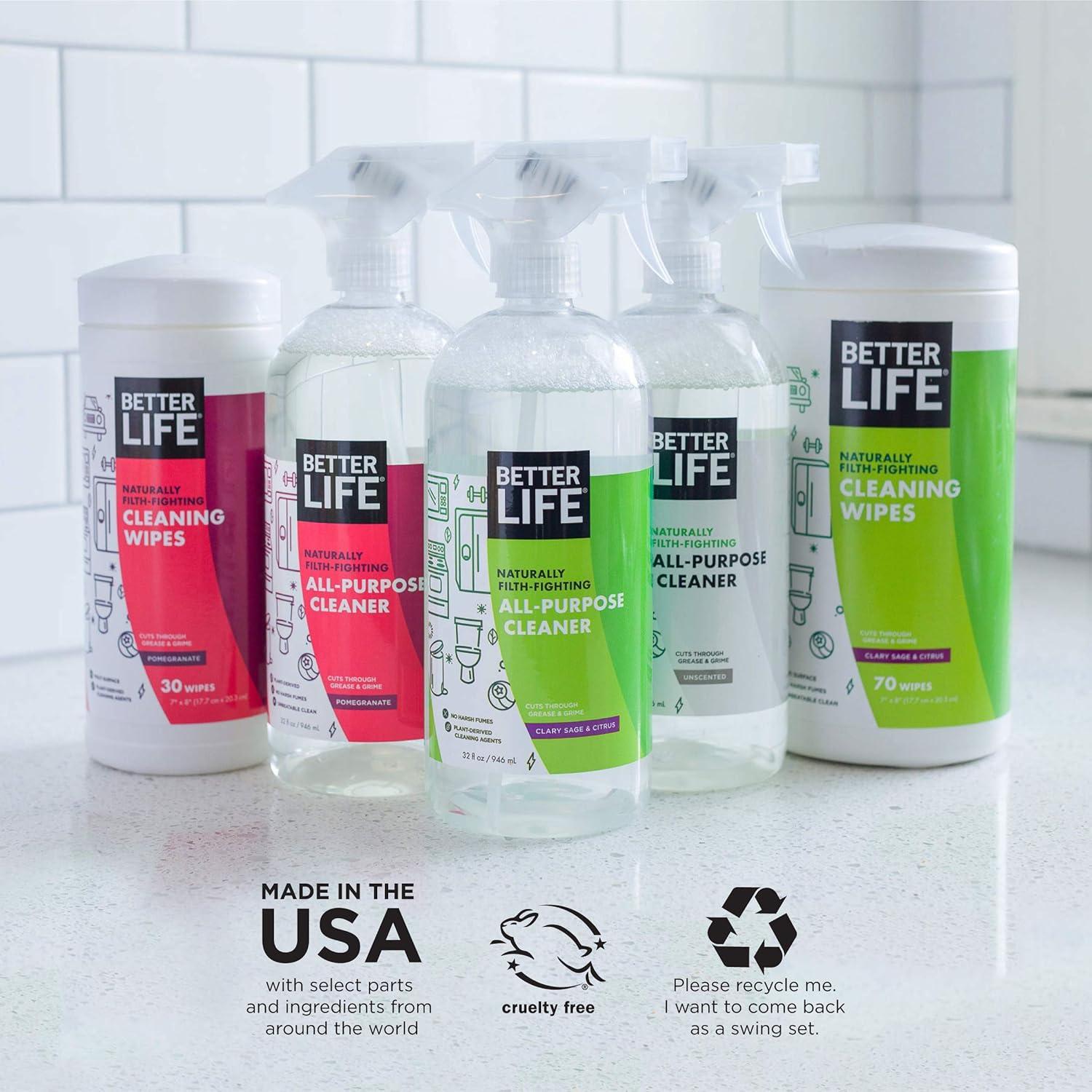 Limpiador Multiusos Ecológico Better Life - 0.95 L x 2 - Aroma Grosella y Cítricos