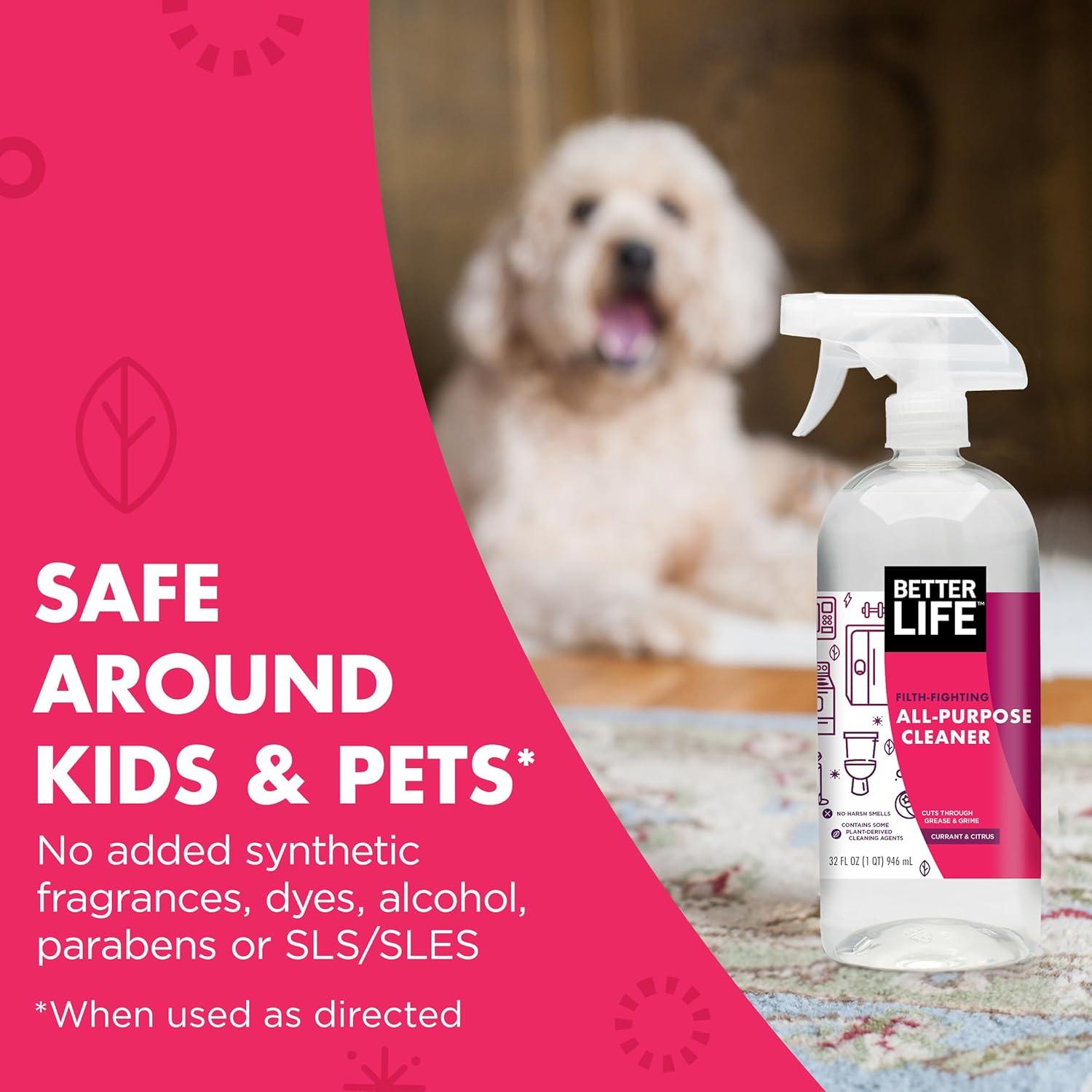 Limpiador Multiusos Ecológico Better Life - 0.95 L x 2 - Aroma Grosella y Cítricos