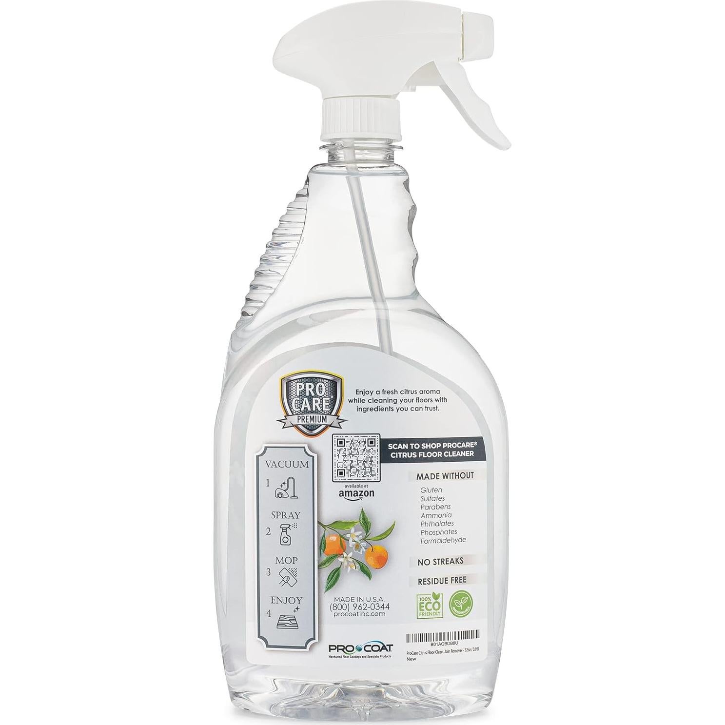 Limpiador de Pisos ProCare Cítricos 0.95L Multiusos