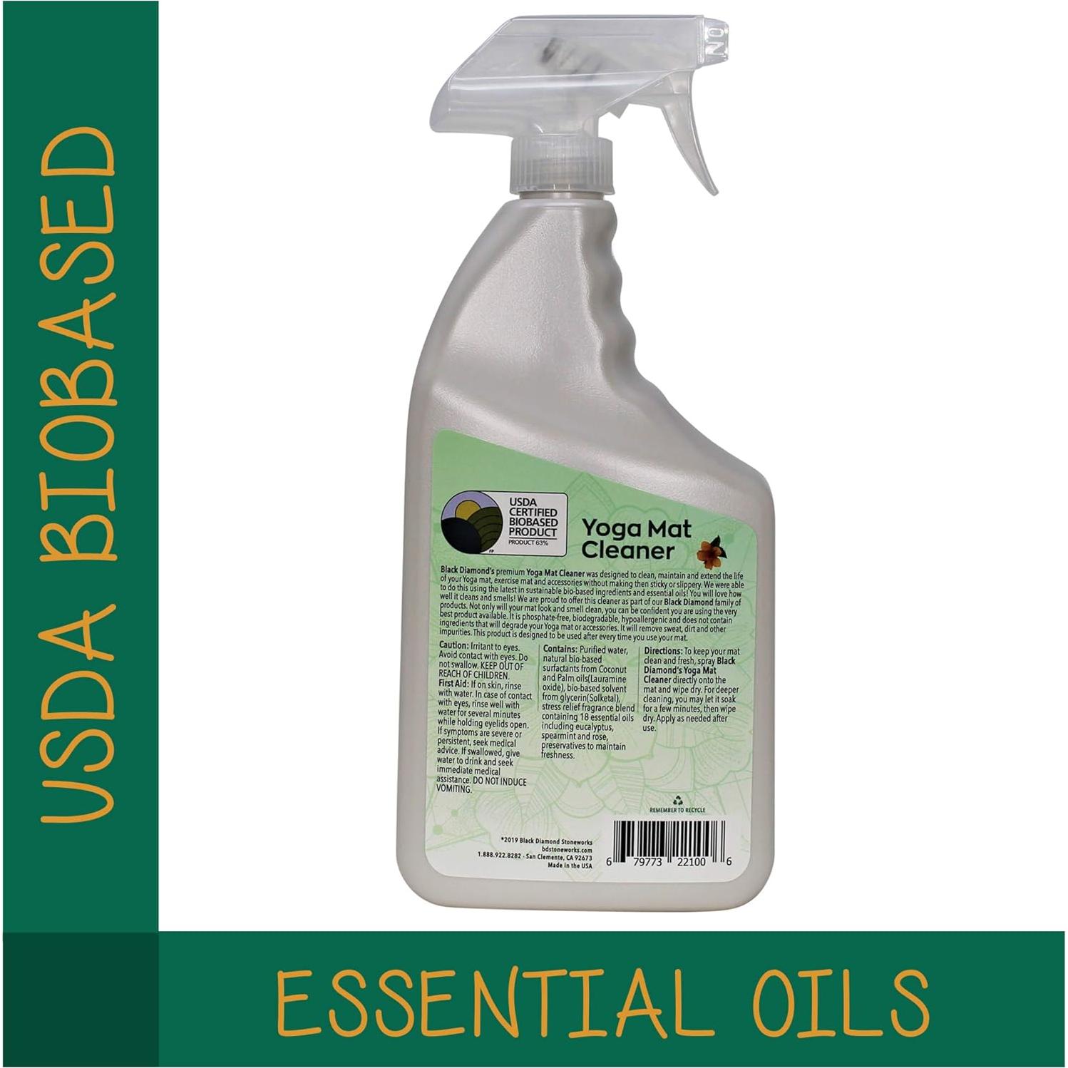 Limpiador de Esteras de Yoga Black Diamond 0.95L Eco-Friendly