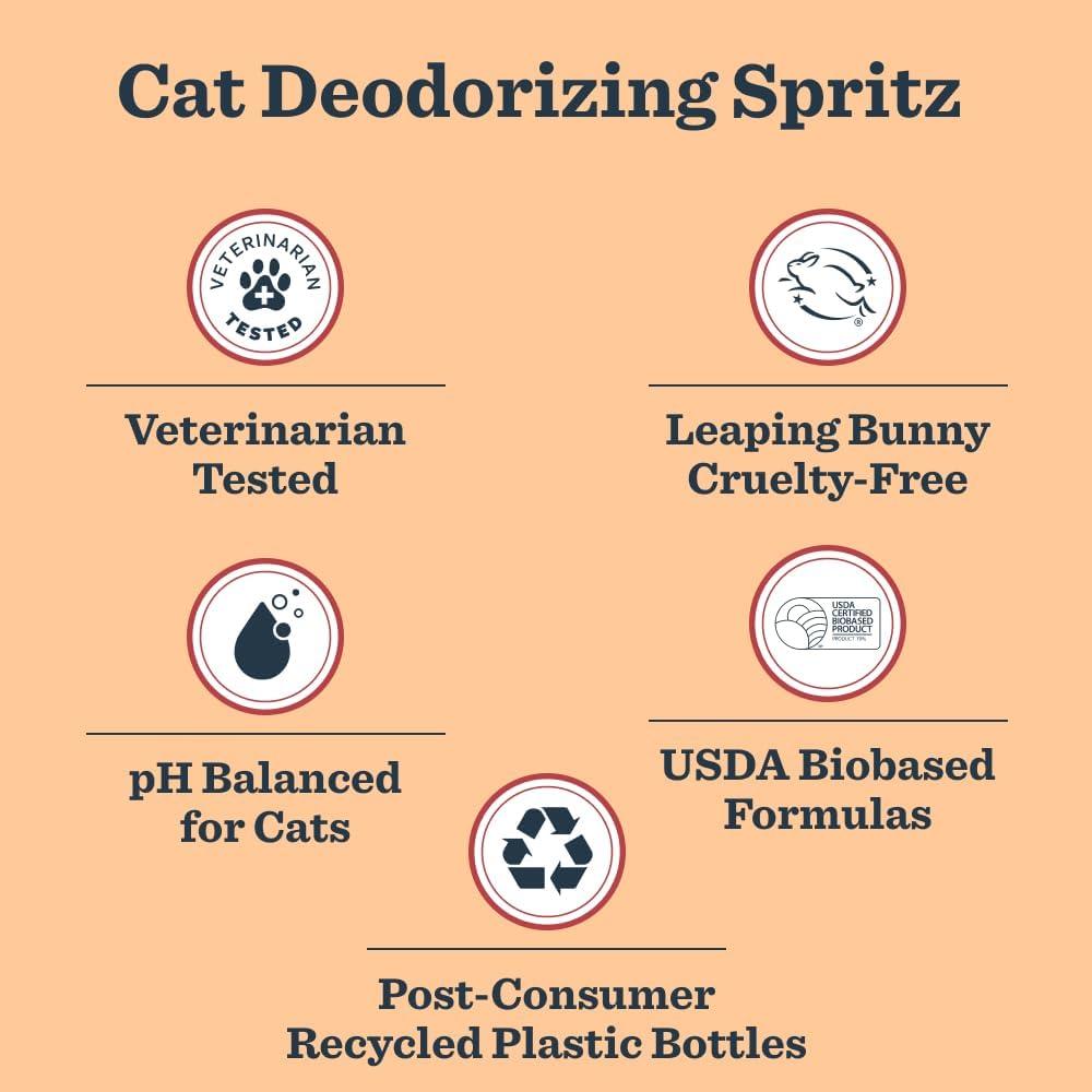 Spray Desodorante para Gatos Mrs. Meyer's Clean Day 226ml Durazno