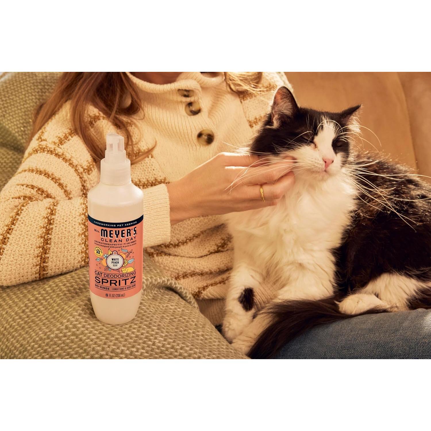 Spray Desodorante para Gatos Mrs. Meyer's Clean Day 226ml Durazno