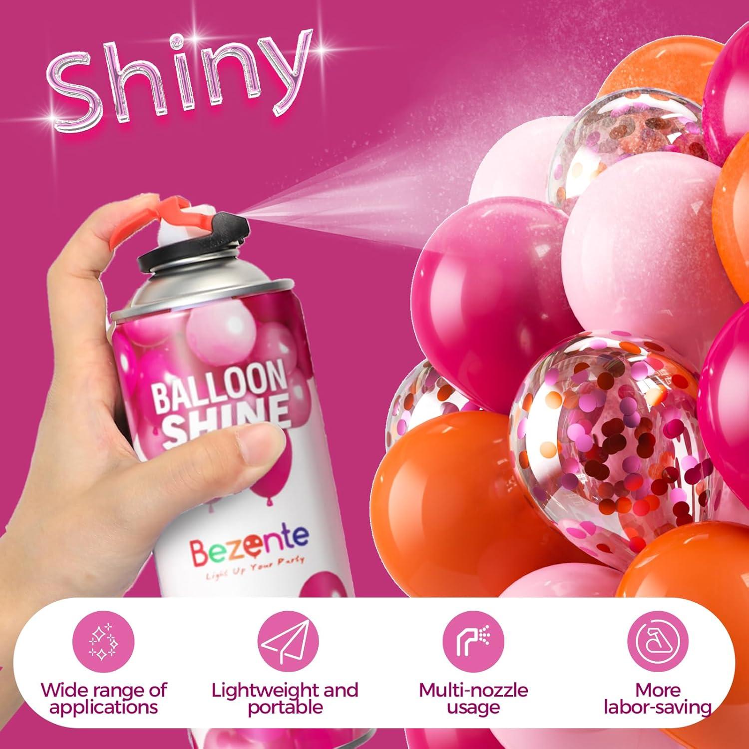 Spray Brillante para Globos Bezente 425 g Aroma Cítricos