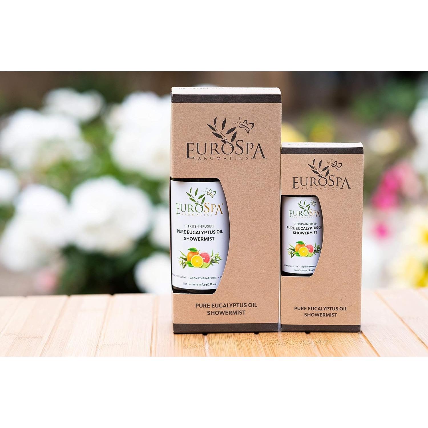 Aceite de Eucalipto Puro EuroSpa Aromatics Spray 226.8ml y 56.7ml