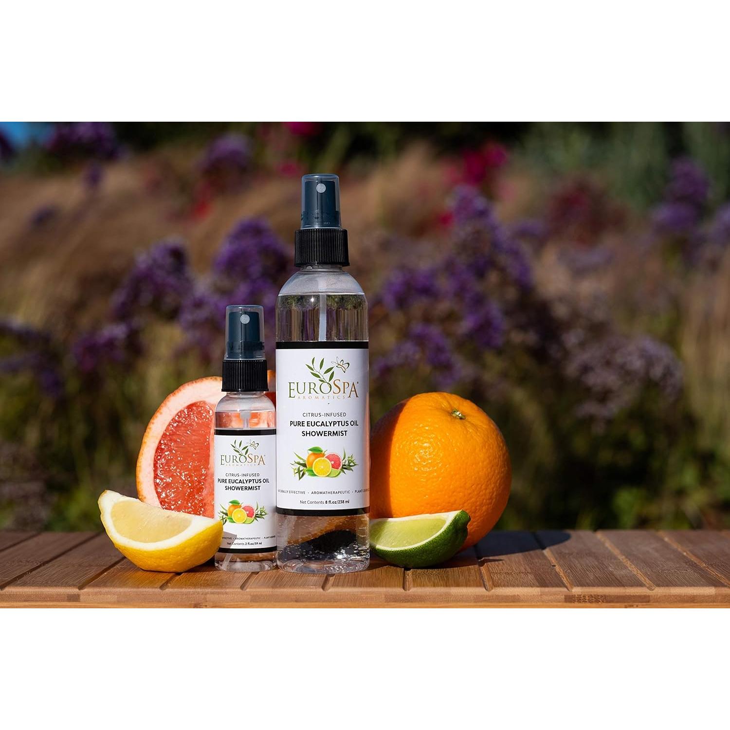 Aceite de Eucalipto Puro EuroSpa Aromatics Spray 226.8ml y 56.7ml