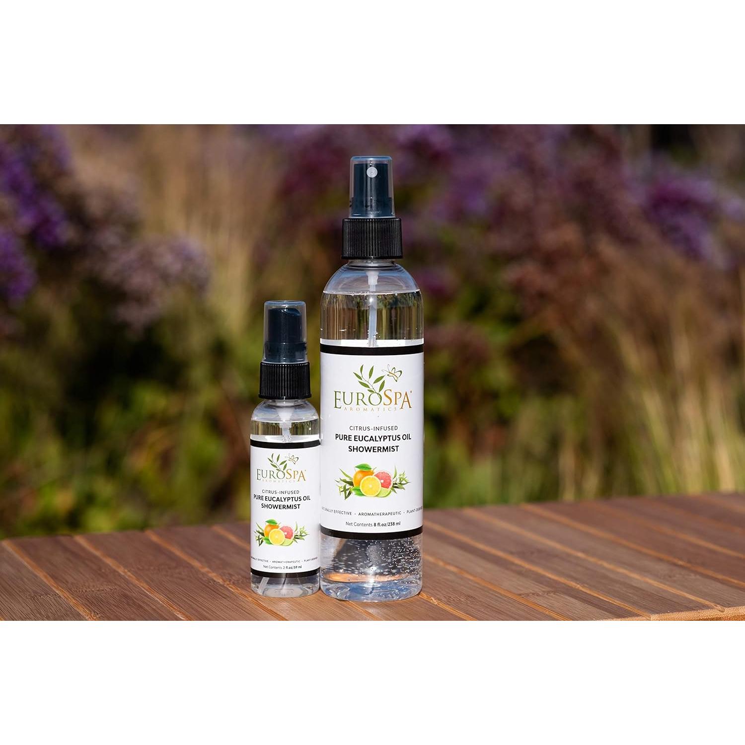 Aceite de Eucalipto Puro EuroSpa Aromatics Spray 226.8ml y 56.7ml