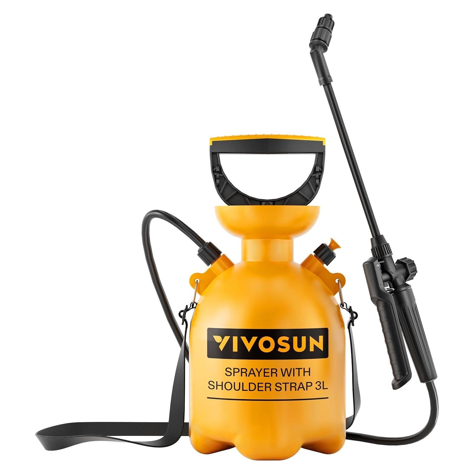 Pulverizador de Presión VIVOSUN 3L con Boquilla Ajustable