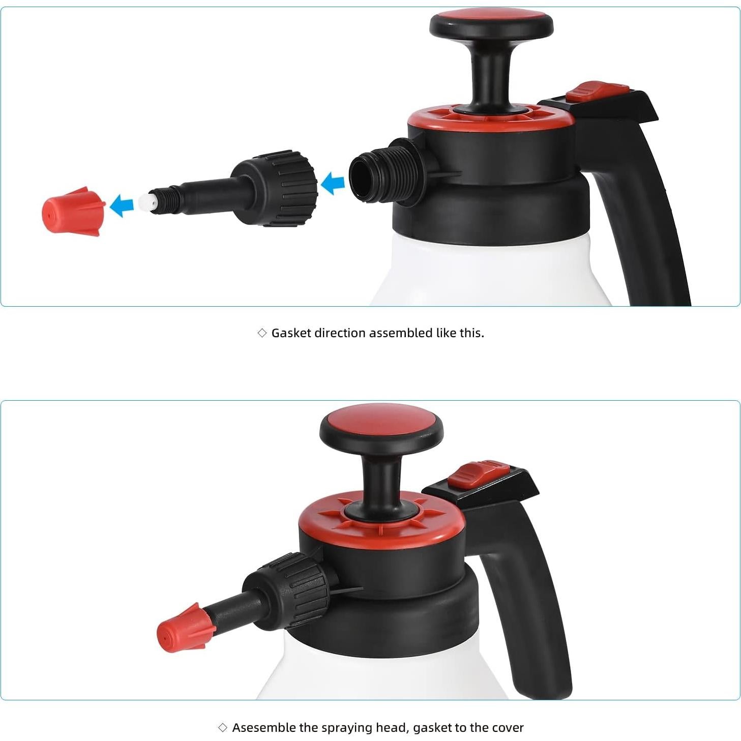 Pulverizador de Jardín FOSHIO 2L con Boquilla Ajustable