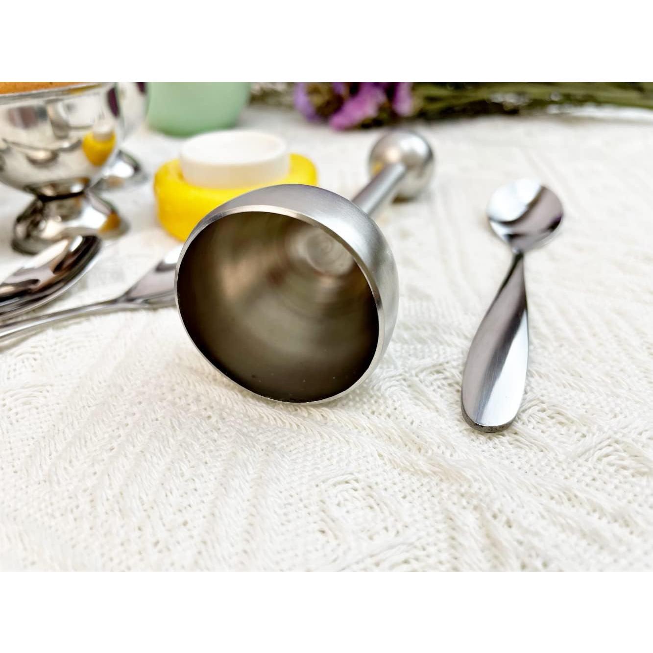 Juego de Soportes para Huevos Jawbush con Cucharas y Perforador