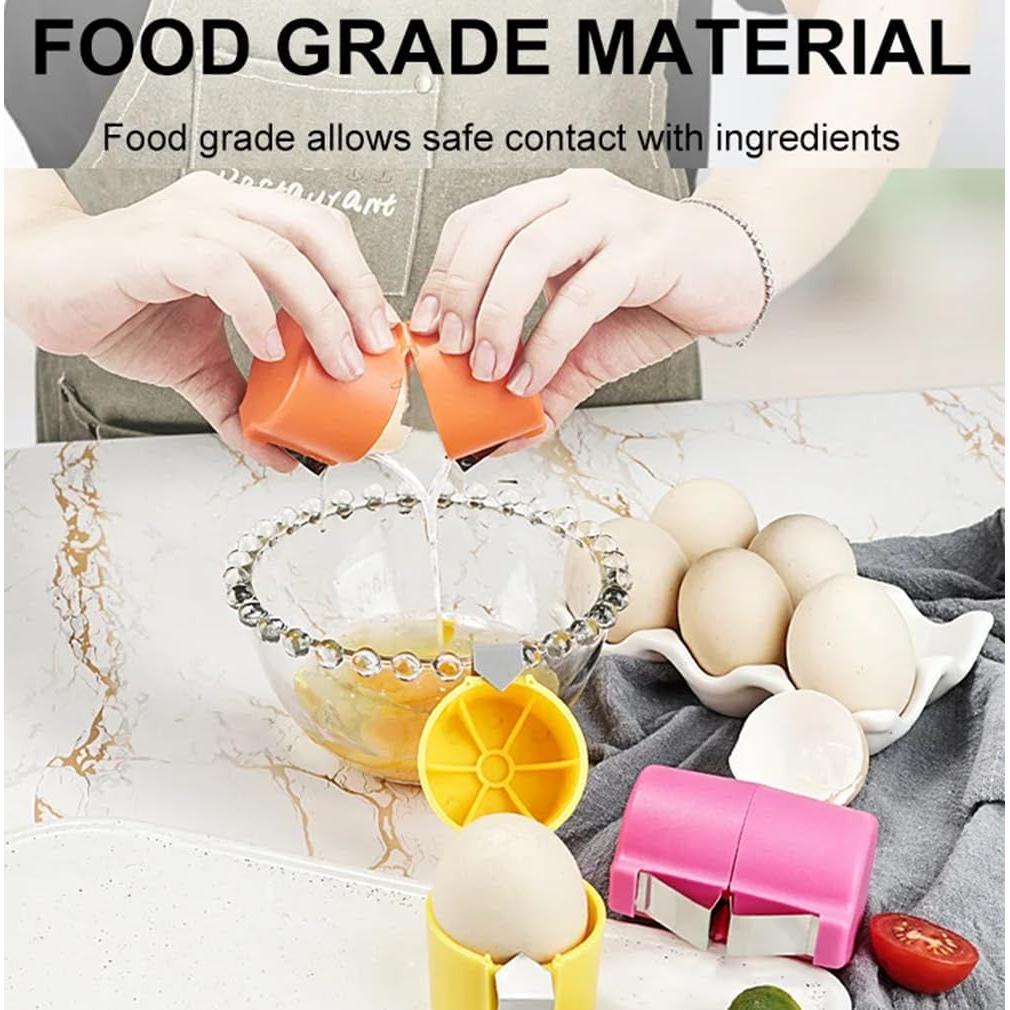 Abridor de cáscaras de huevo Darfooper 3PCS acero inoxidable