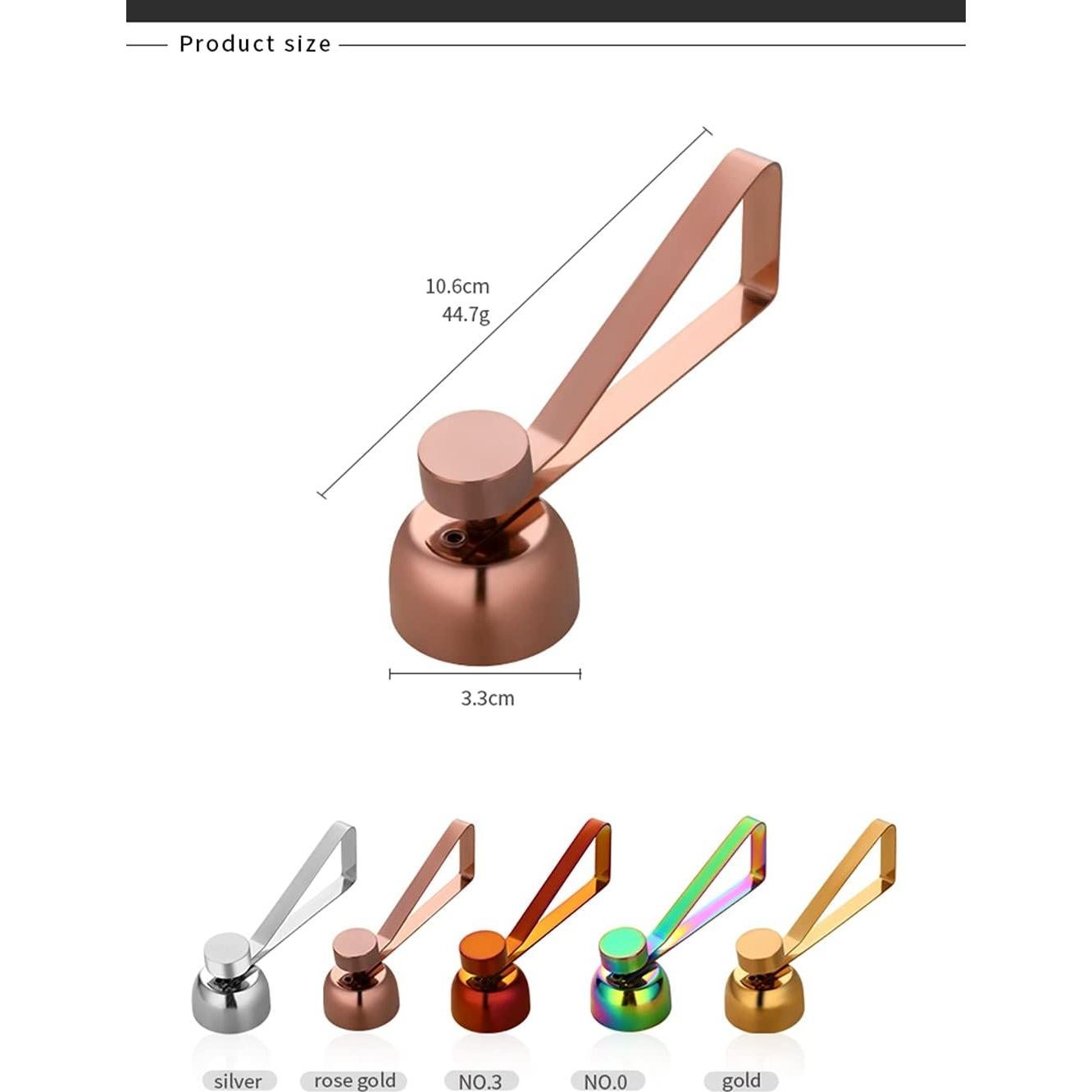 Cortador de Cáscara de Huevo QIBOORUN Acero Inoxidable Oro 2PCS
