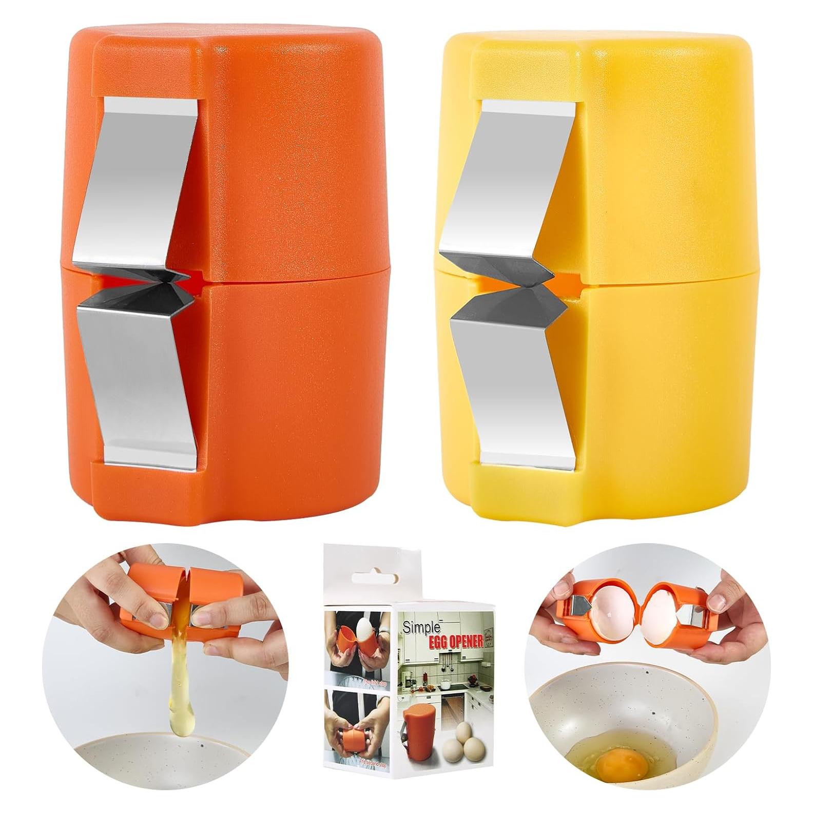 Abridor de Cáscaras de Huevo MBWJWTXQ Amarillo Acero Inoxidable