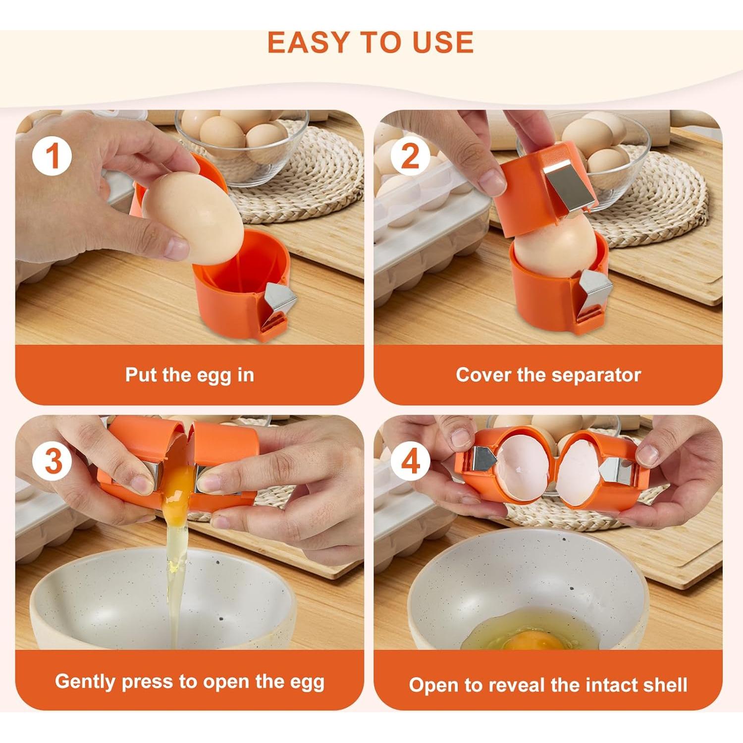 Abridor de Cáscaras de Huevo MBWJWTXQ Amarillo Acero Inoxidable