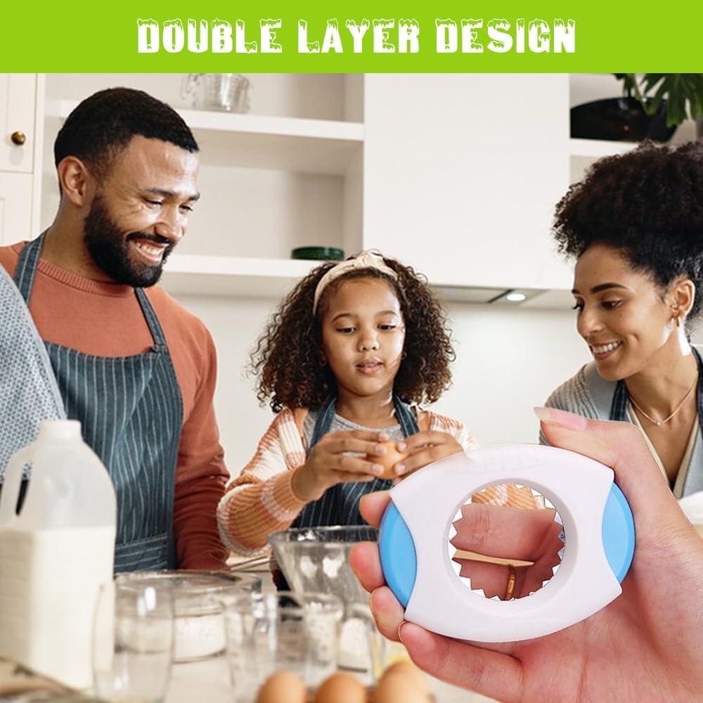 Abridor de Cáscaras de Huevo HOAIME Amarillo, Pelador Mejorado 2025