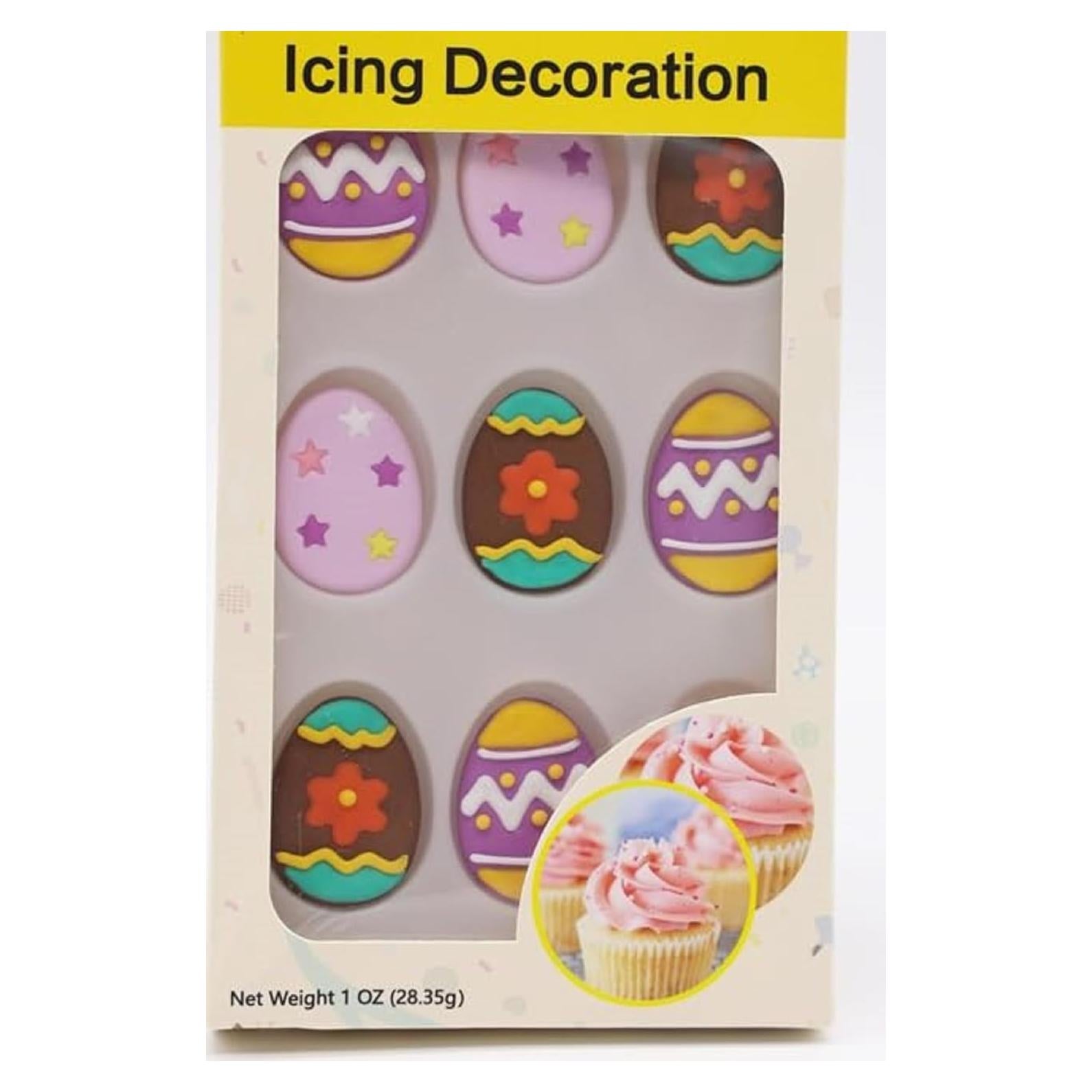 Decoraciones Comestibles de Cupcakes de Pascua Oasis Supply - 9 Unidades