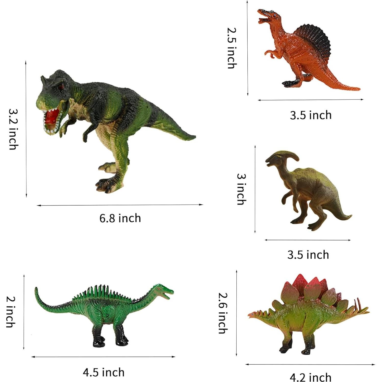 Decoraciones de Pastel de Dinosaurio LEFUBABY - 5 Piezas