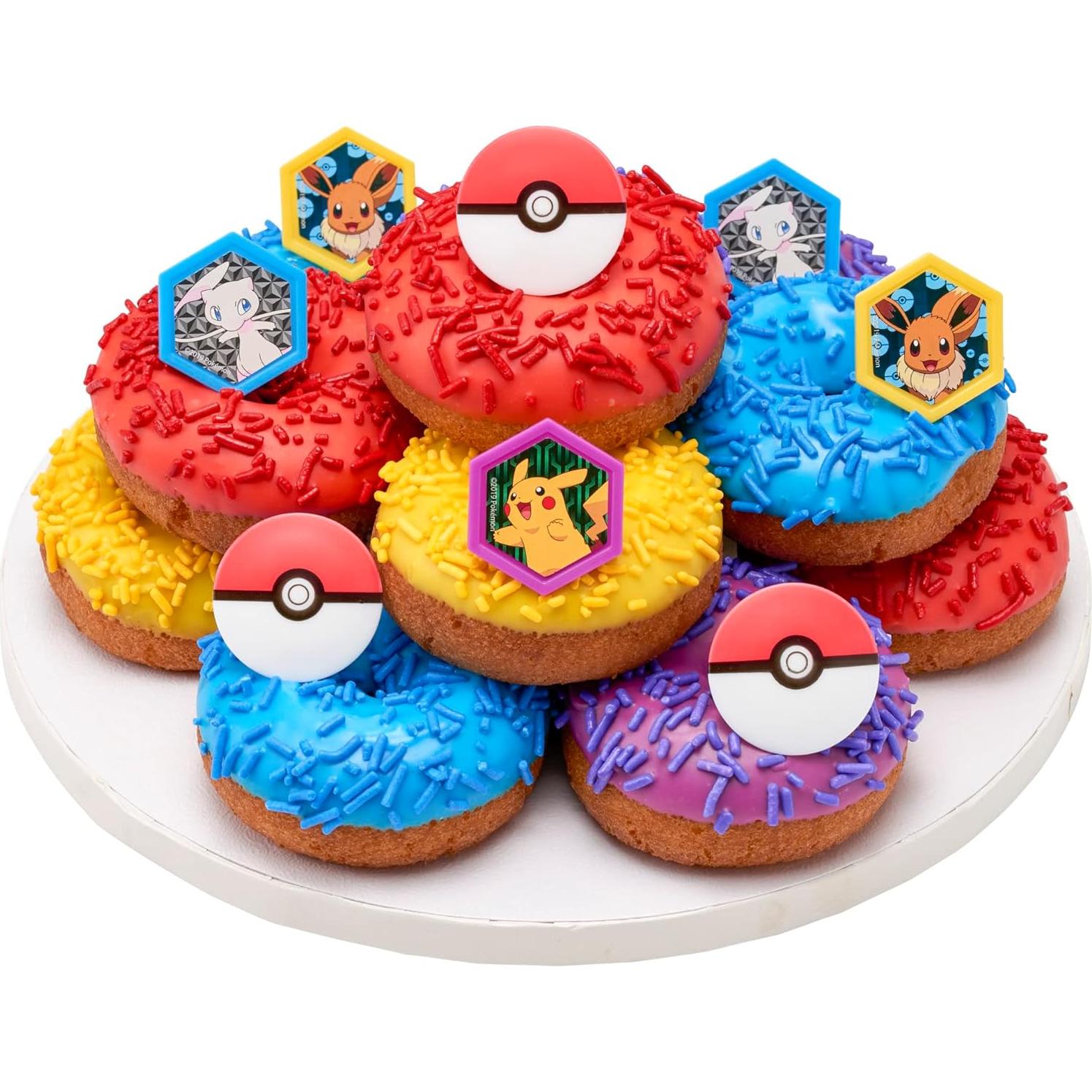 DecoPac Anillos de Cupcake Pokémon - 24 Decoraciones