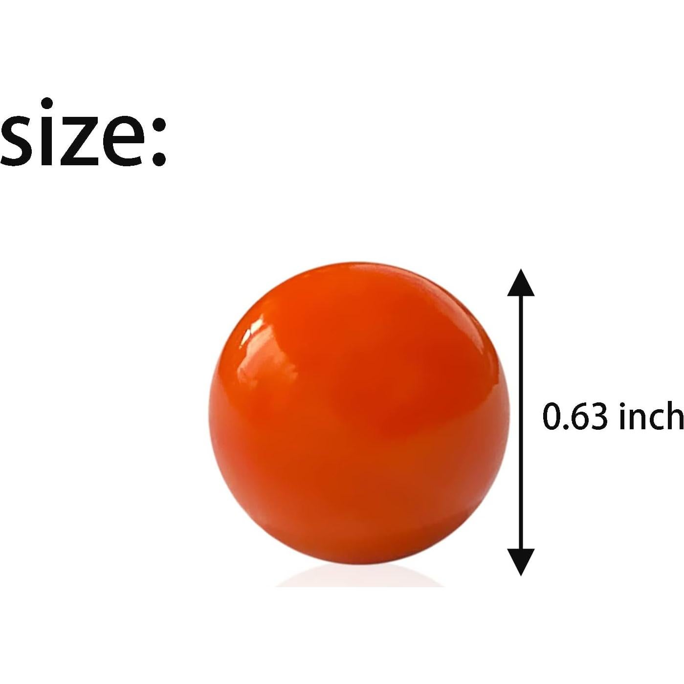 60 Canicas de Acrílico Multicolor 1.6 cm DODHEGA