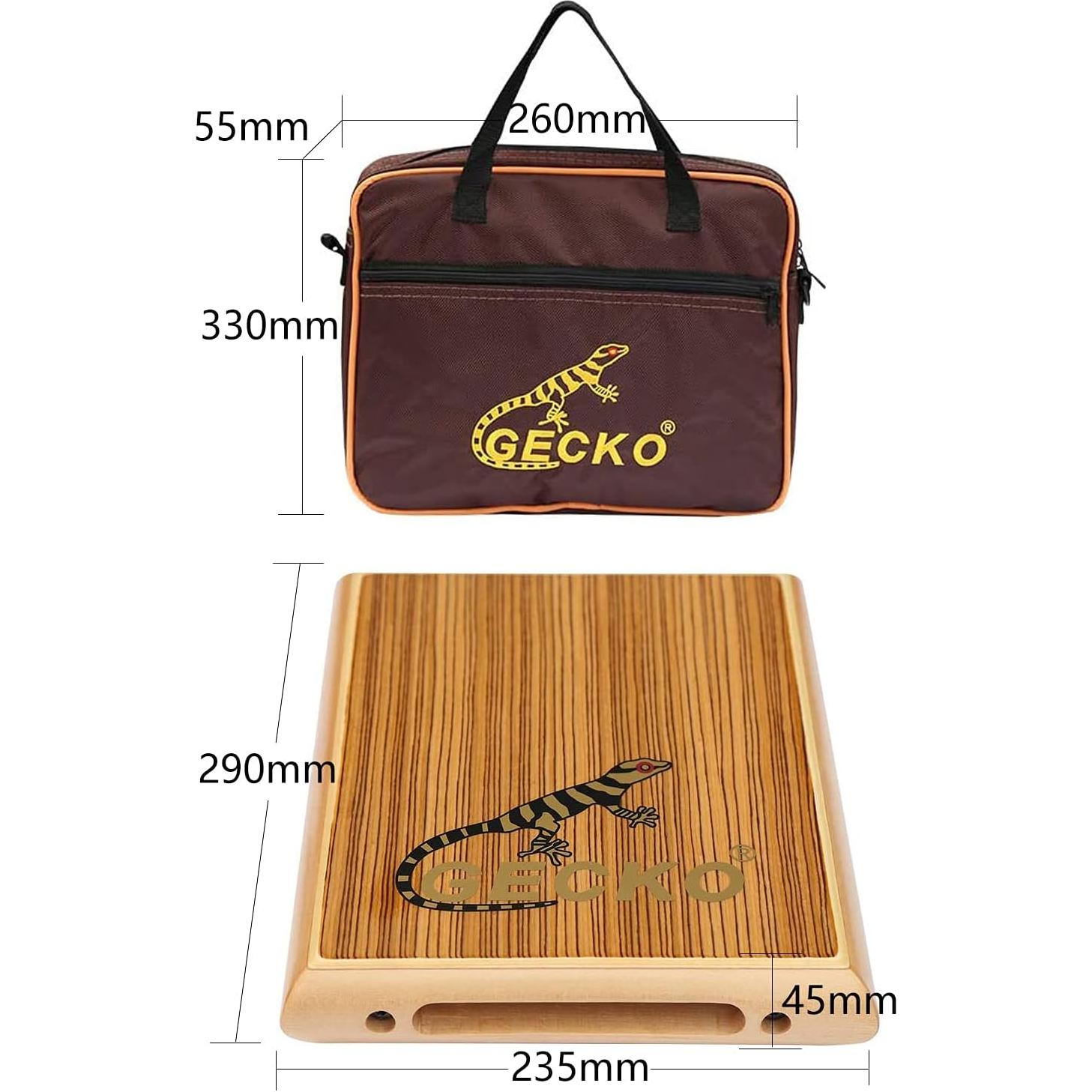 Cajón de Viaje GECKO de Madera Zebra Compacto 1.24 kg