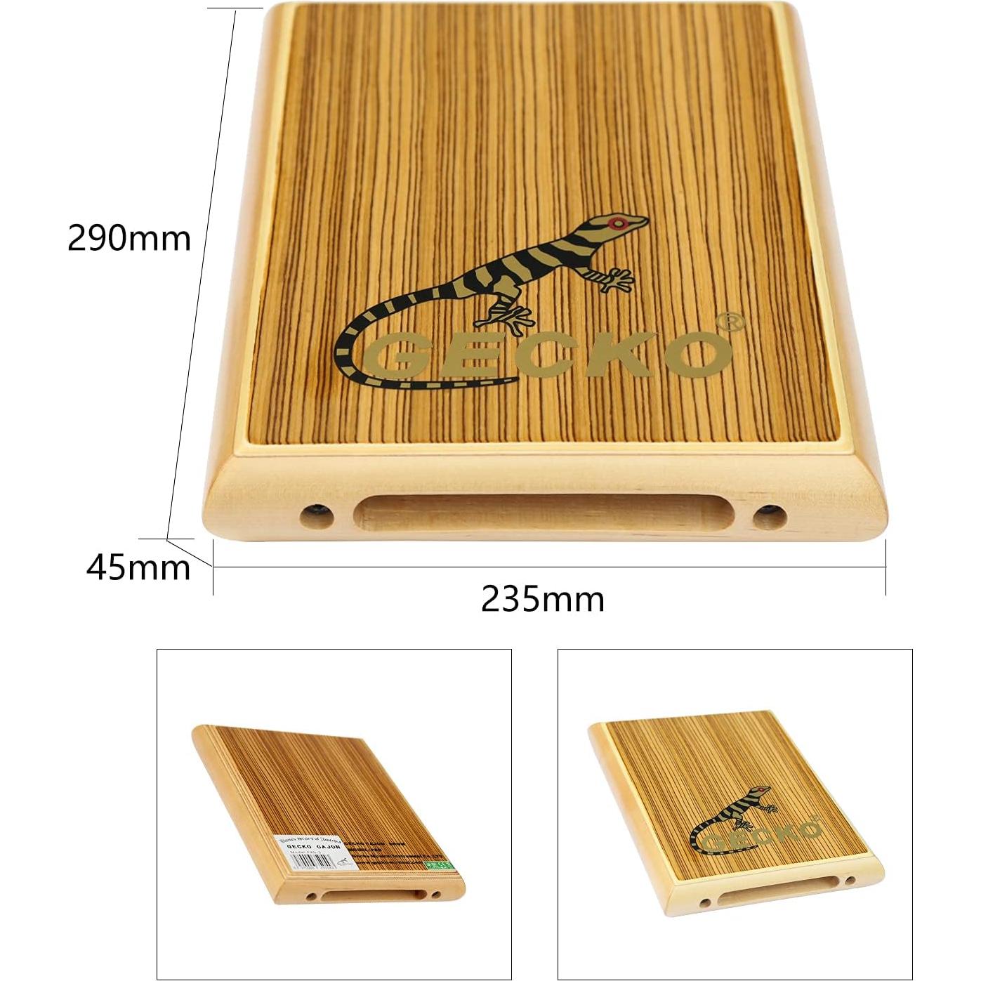 Cajón de Viaje GECKO de Madera Zebra Compacto 1.24 kg